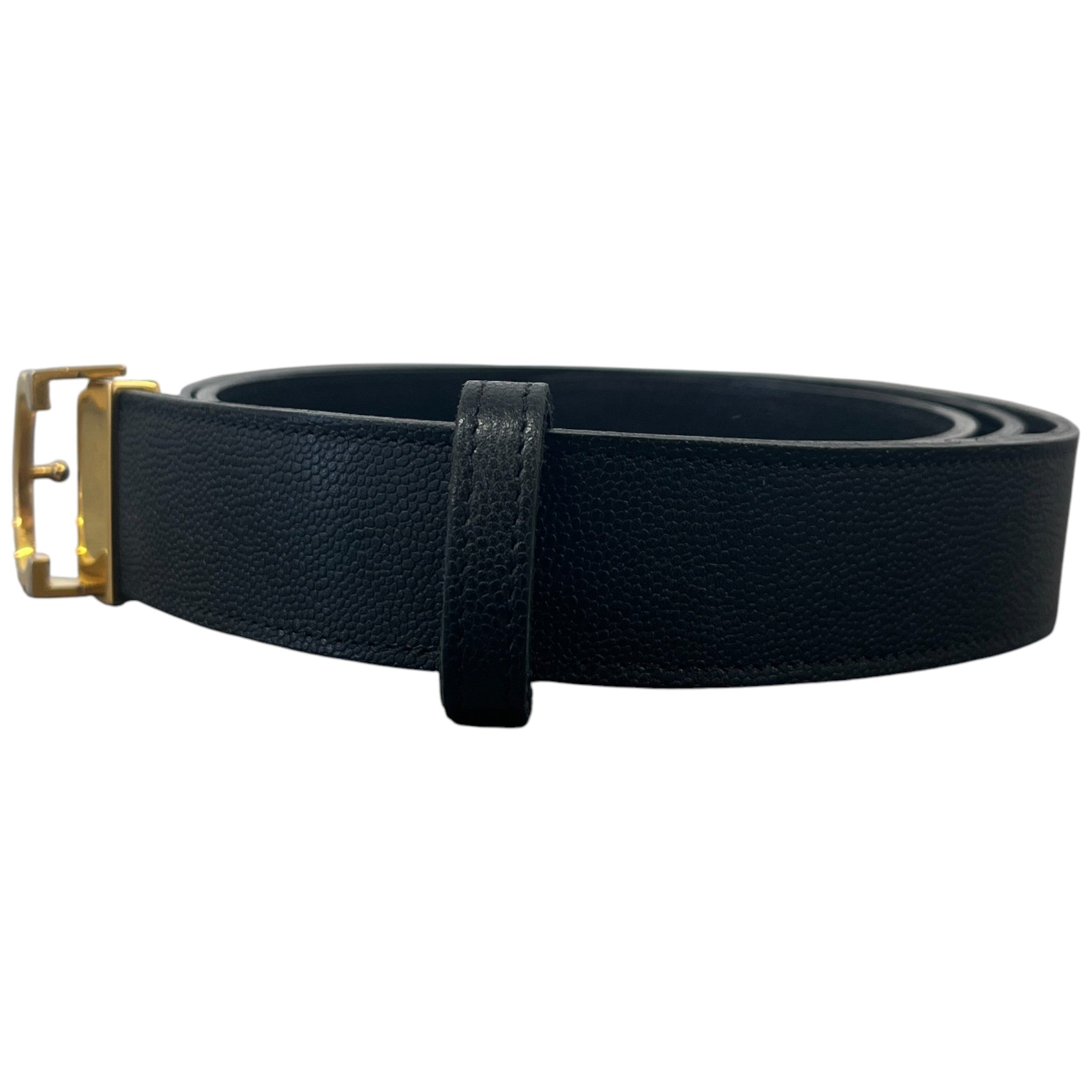 Men's C Logo Belt Black Size Waist 38"