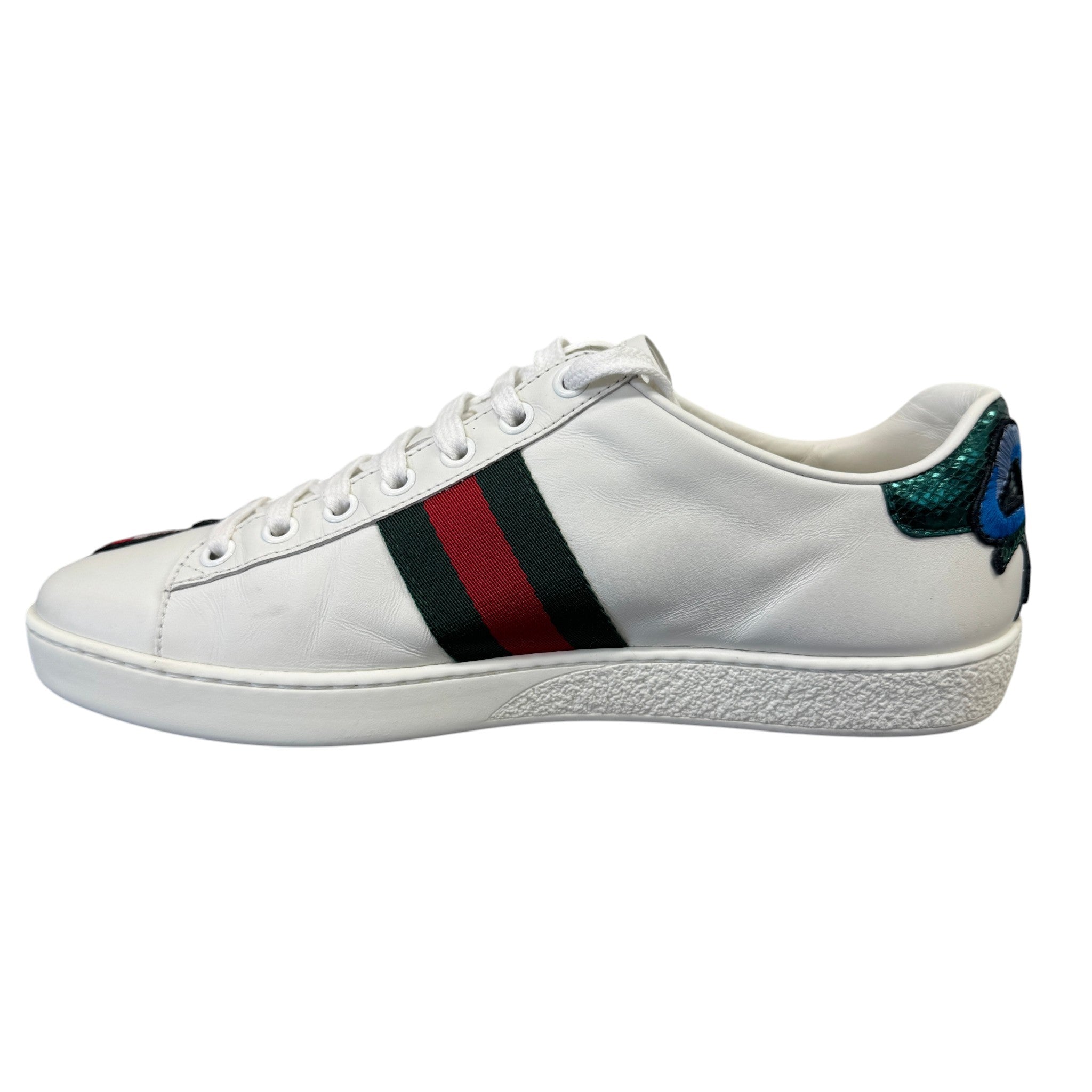 Women's Ace Web Floral Low Trainers White Size EU 38 / UK 5