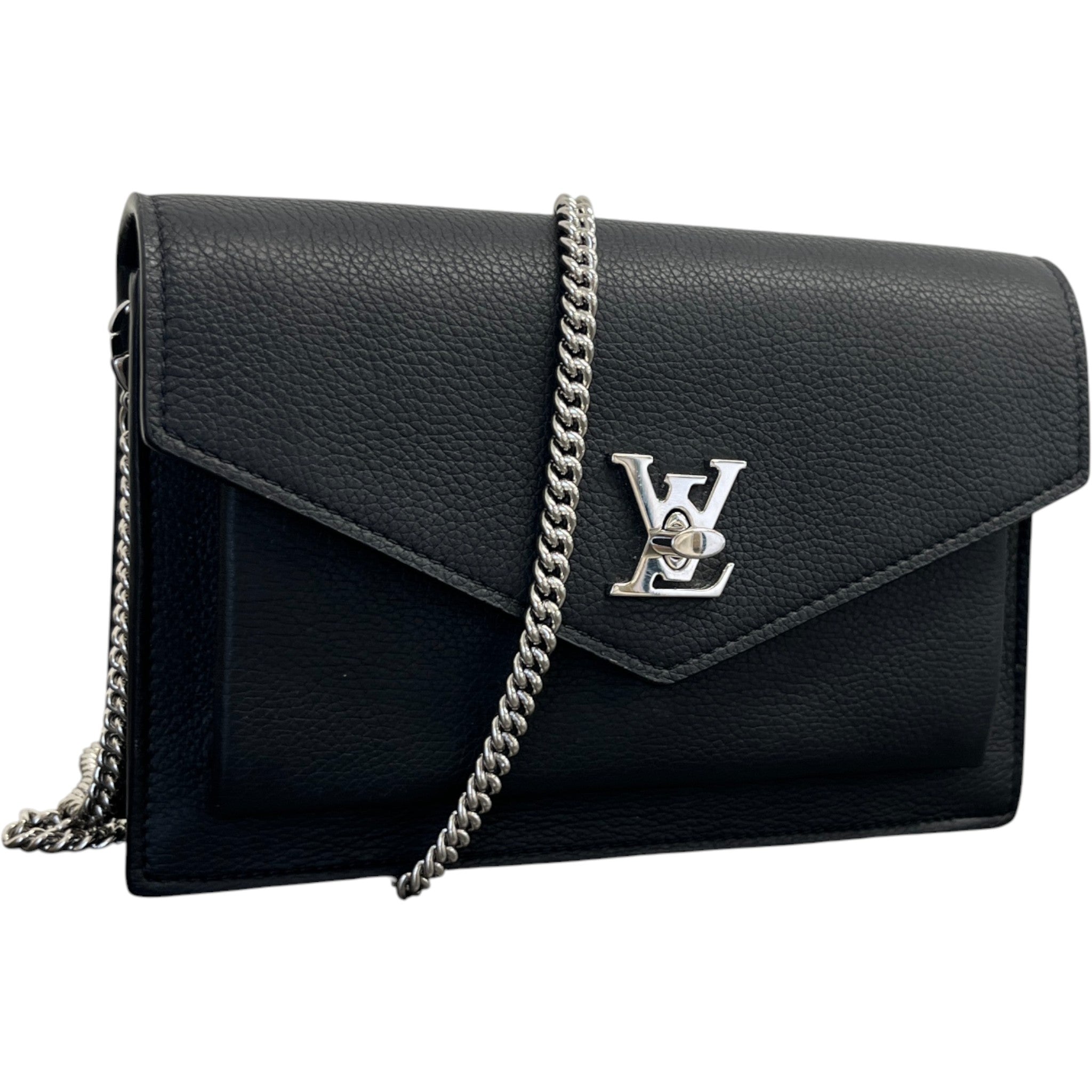Women's Mylockme Chain Pochette Handbag Black