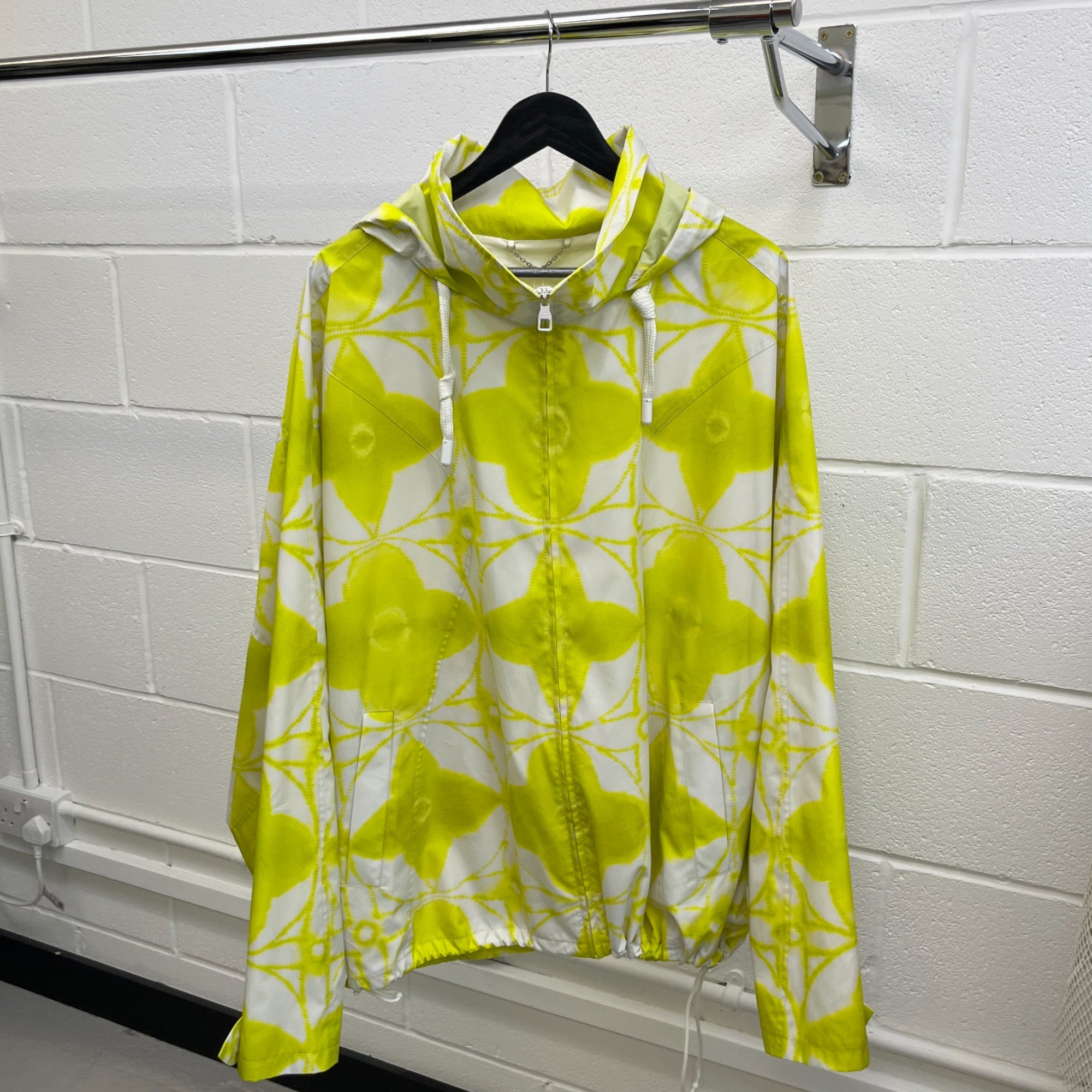 Men's Monogram Shibori Windbreaker Yellow Size IT 56 / XXXL