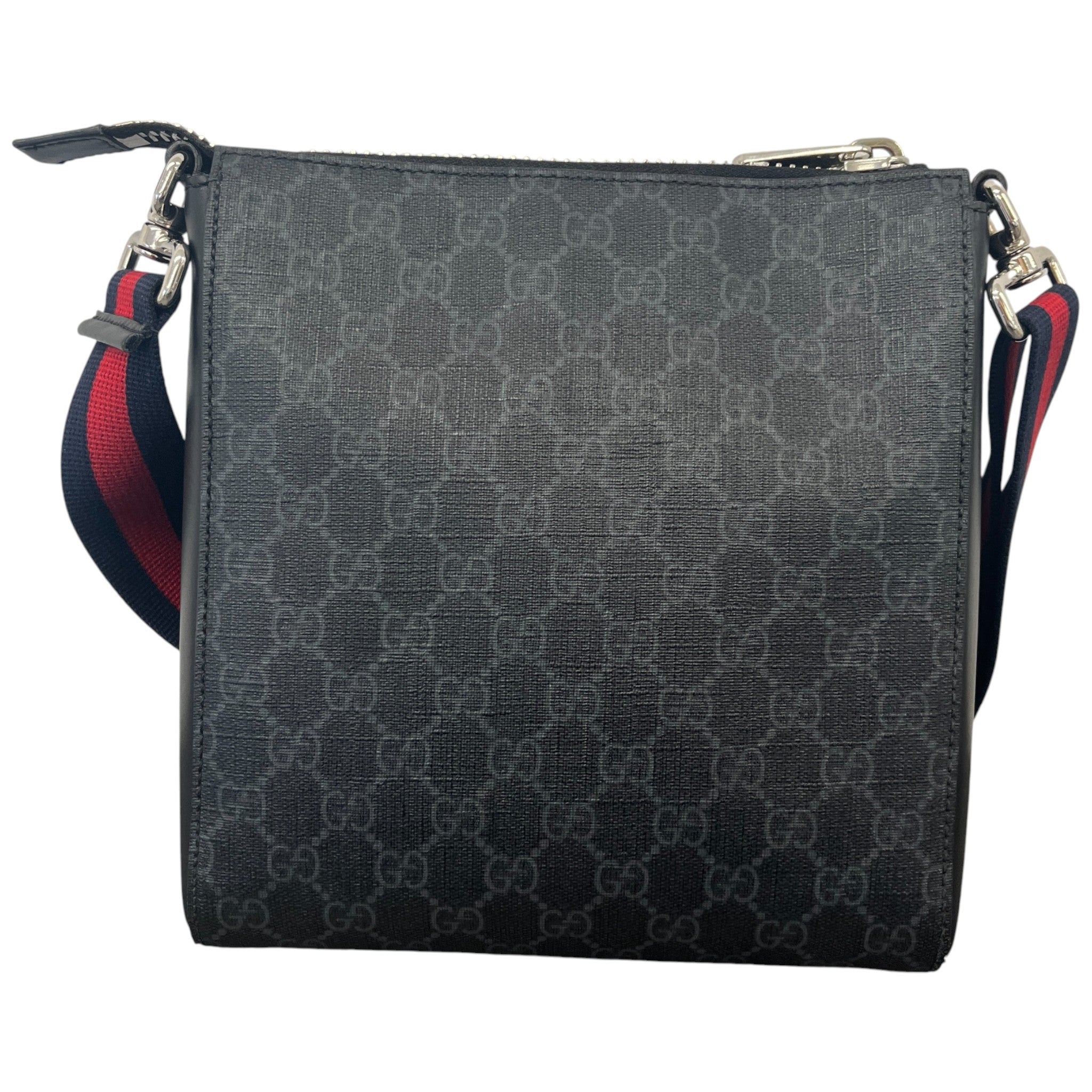 Men's Gg Supreme Messenger Bag Black