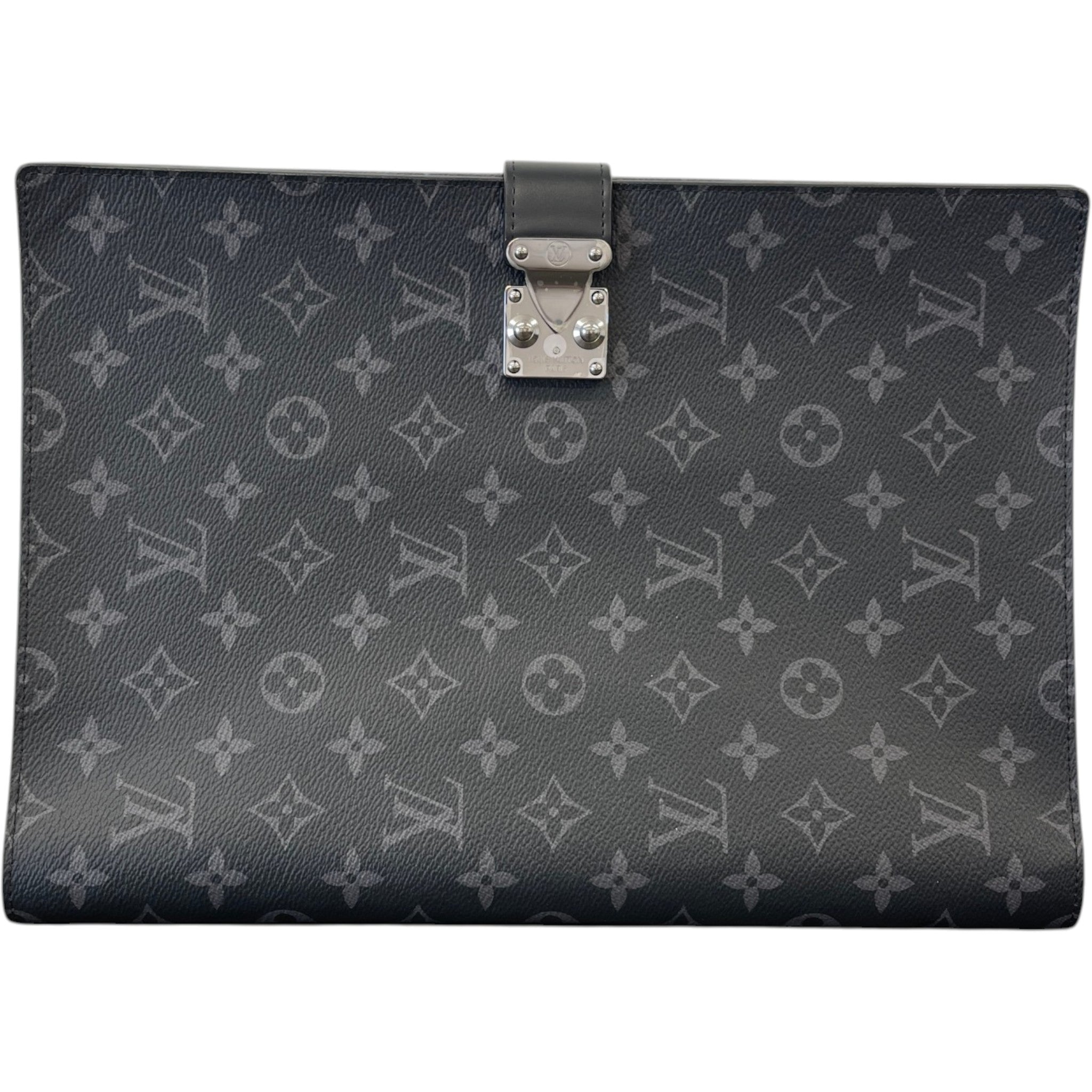 Men's Monogram Eclipse Porte Documents Frank Gm Laptop Casen Pouch Black