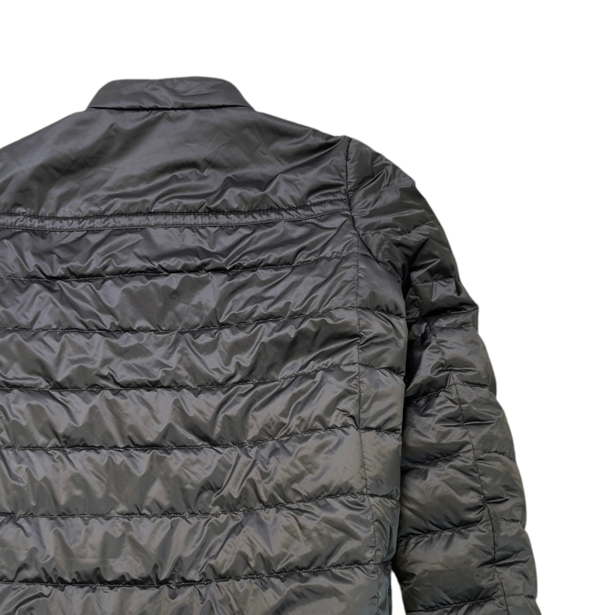 Men's Plaque Logo Down Jacket Black Size IT 48 / M