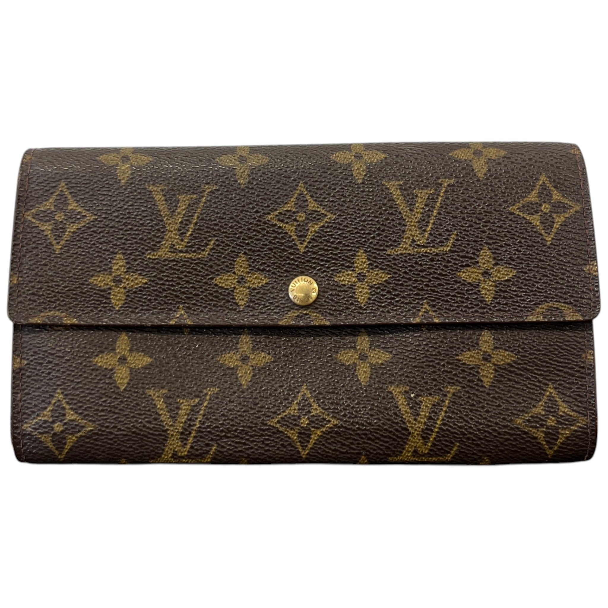 Women's Monogram Sarah Wallet Brown