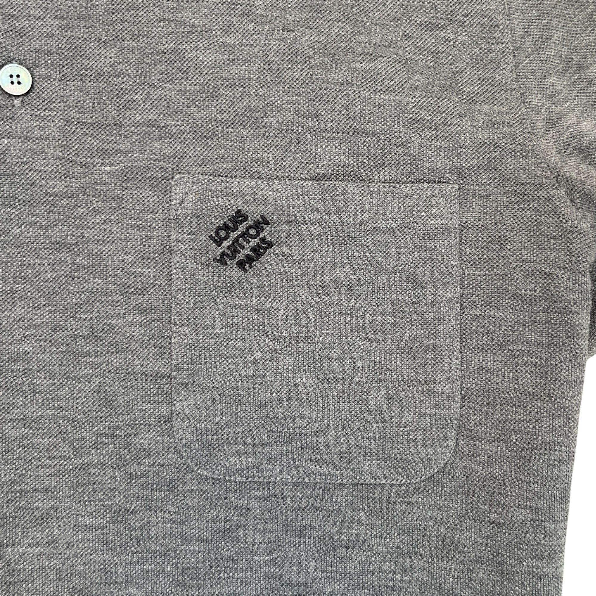Men's Pocket Logo T-Shirt Grey Size S