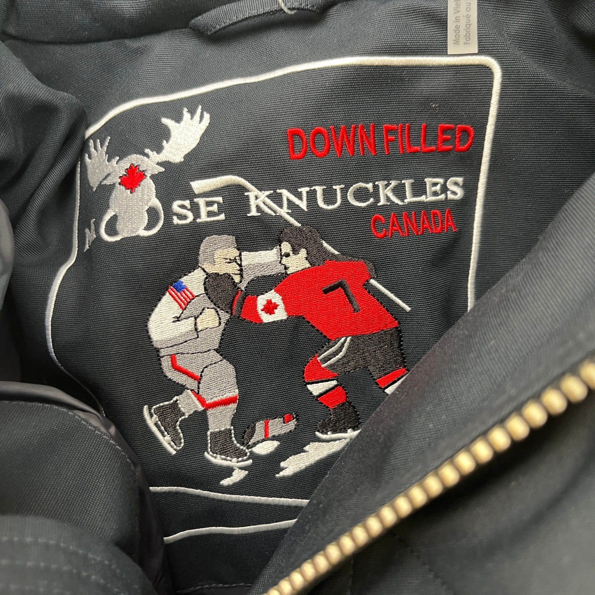 Men's 3Q Down Jacket Navy Size L