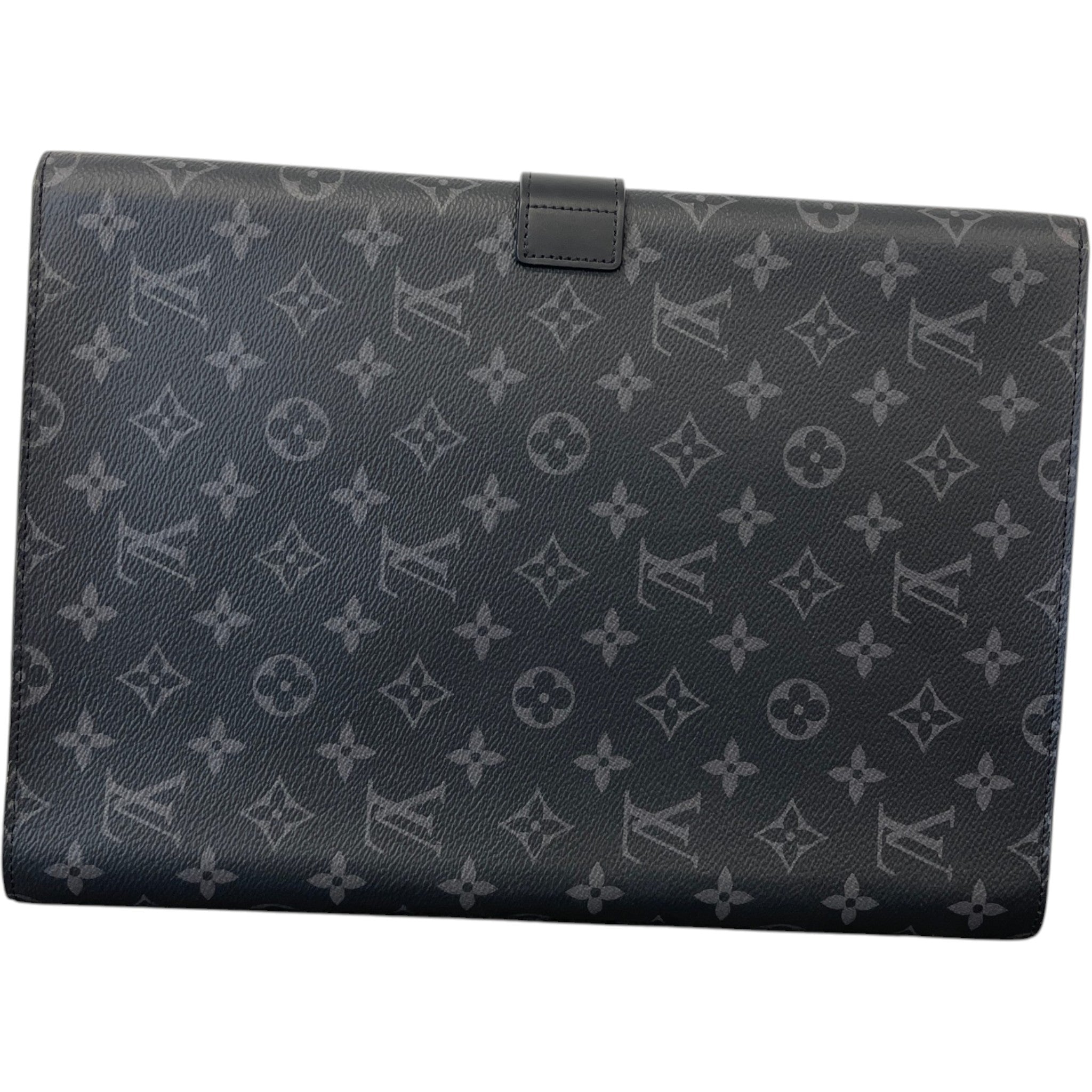 Men's Monogram Eclipse Porte Documents Frank Gm Laptop Casen Pouch Black