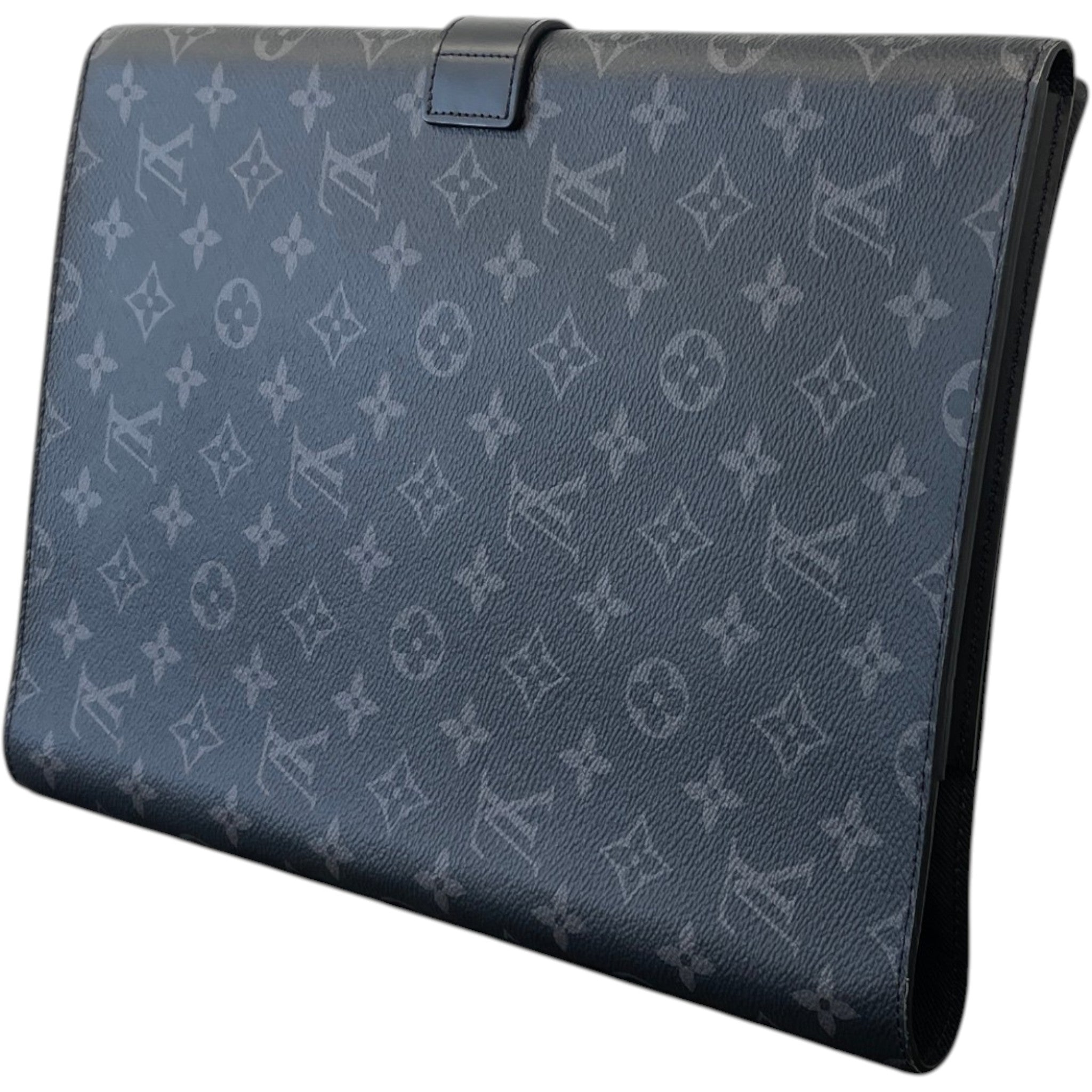 Men's Monogram Eclipse Porte Documents Frank Gm Laptop Casen Pouch Black