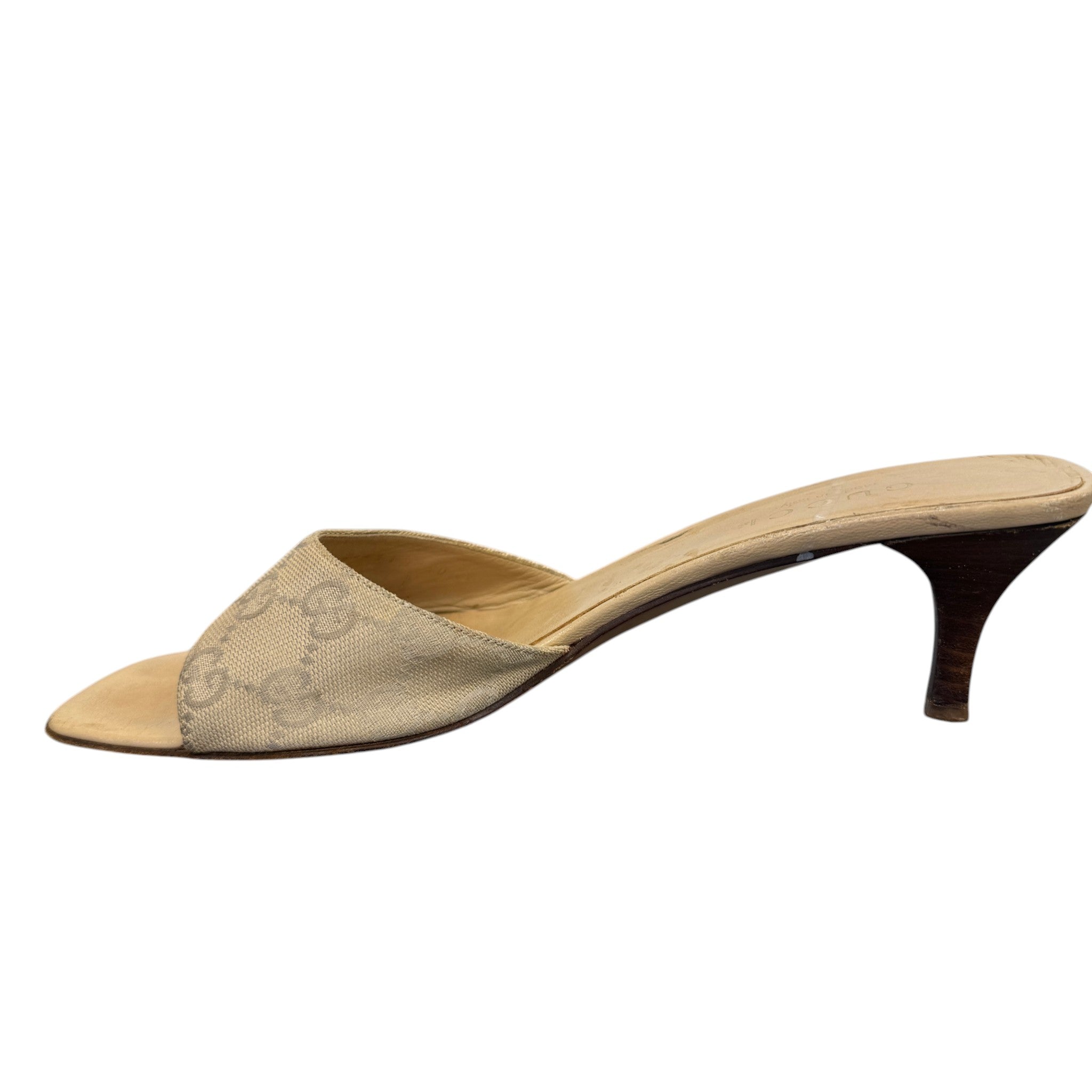 Women's Gg Supreme Heels Beige Size EU 43 / UK 10