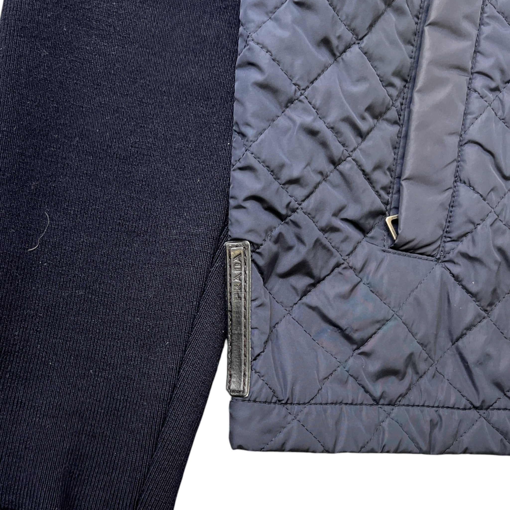 Men's Sport Quilted Jacket Navy Size IT 52 / XL