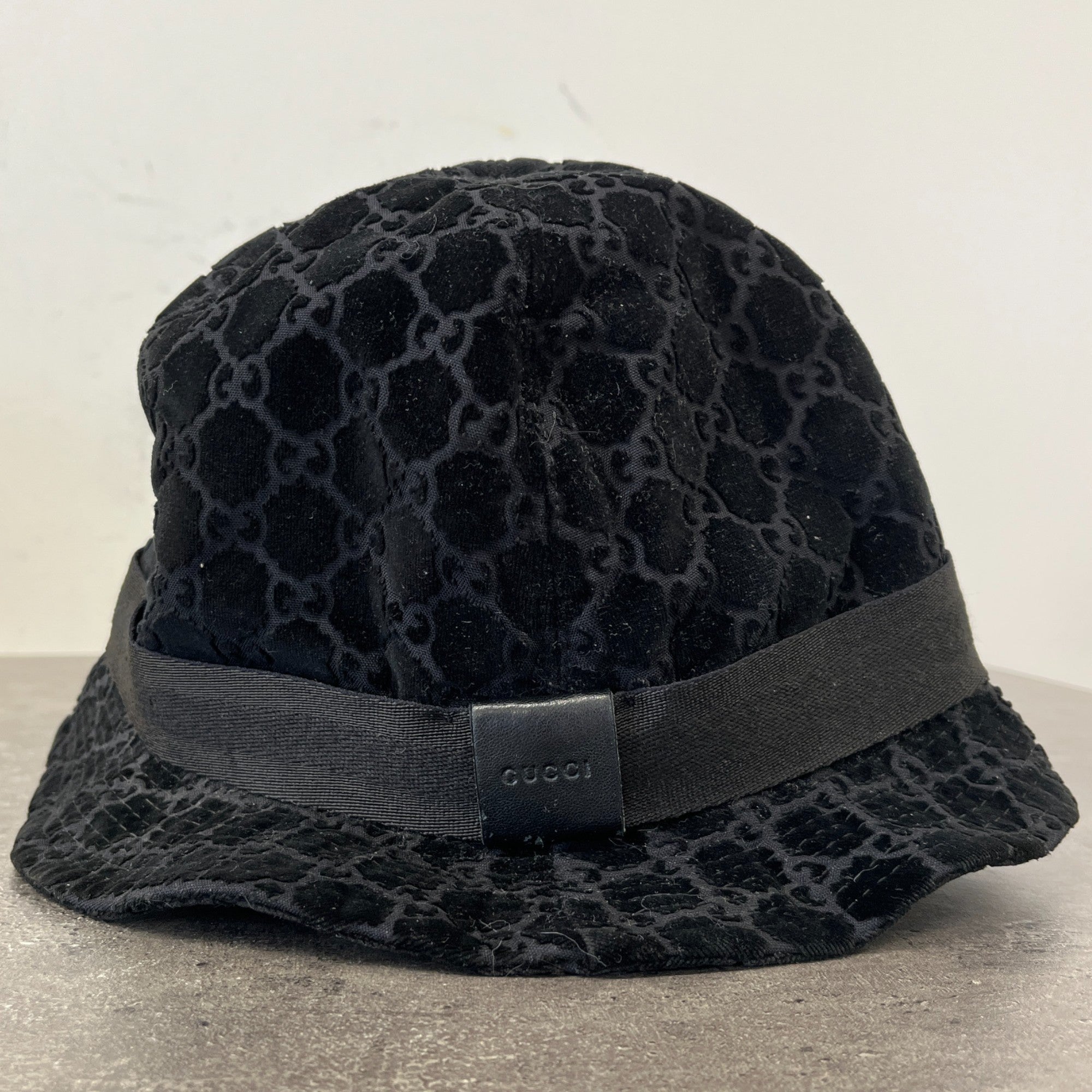 Men's Gg Supreme Bucket Hat Black Size S