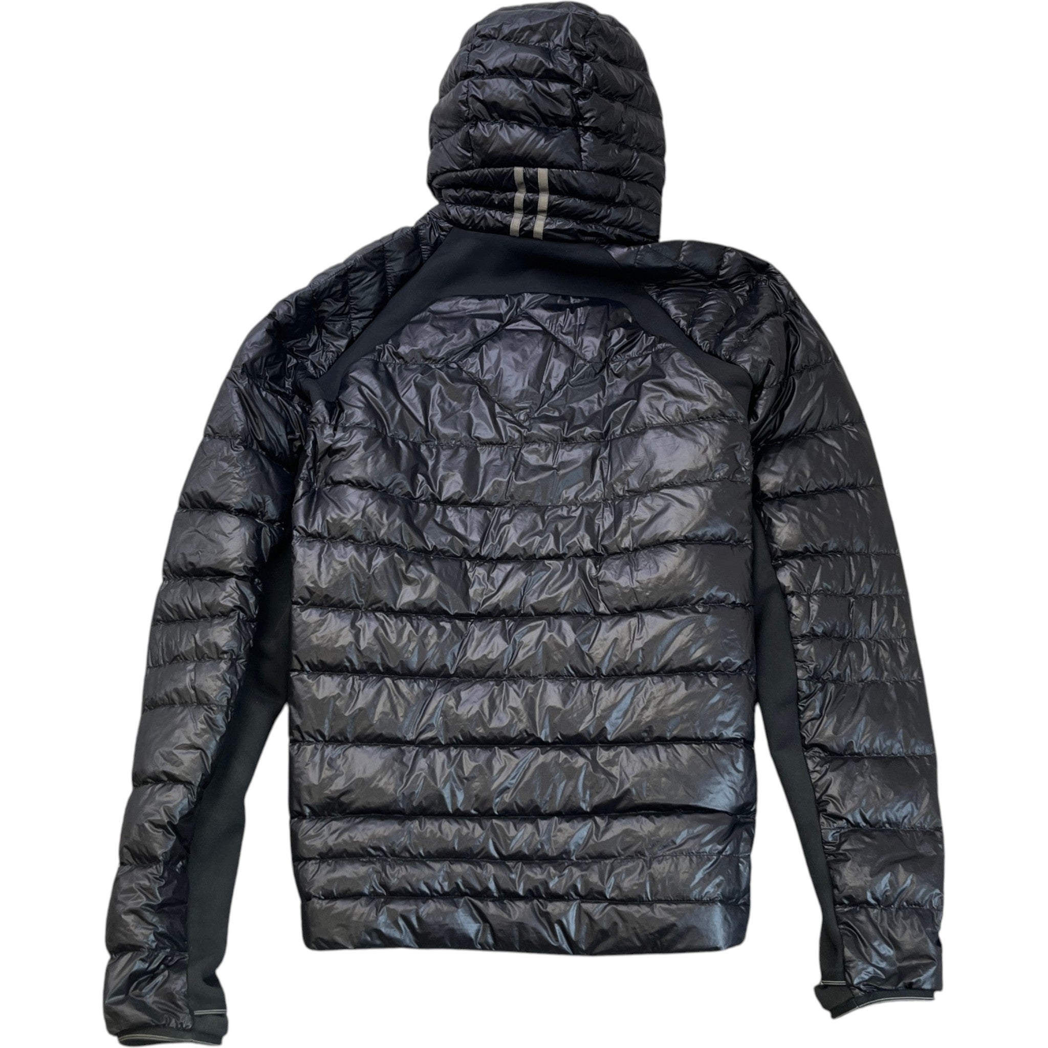 Men's Hybridge Lite Hoody Down Jacket Black Size XL