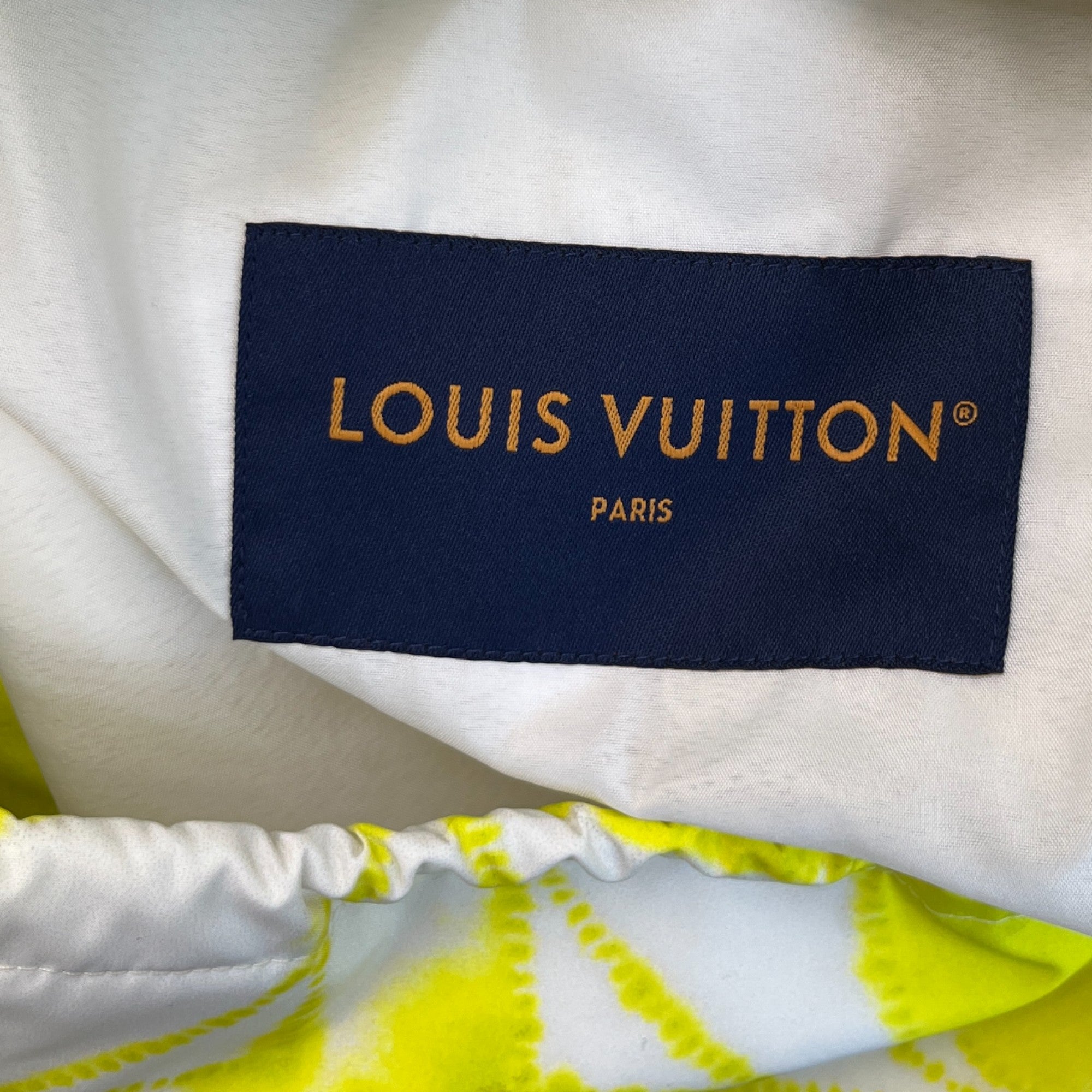 Men's Monogram Shibori Windbreaker Yellow Size IT 56 / XXXL