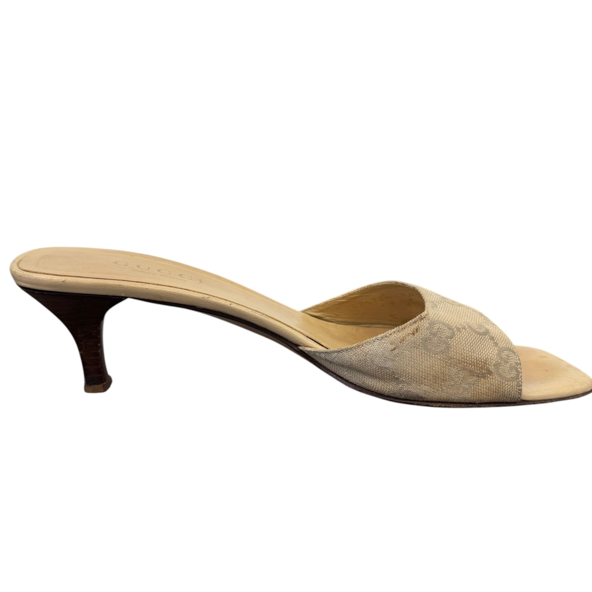 Women's Gg Supreme Heels Beige Size EU 43 / UK 10