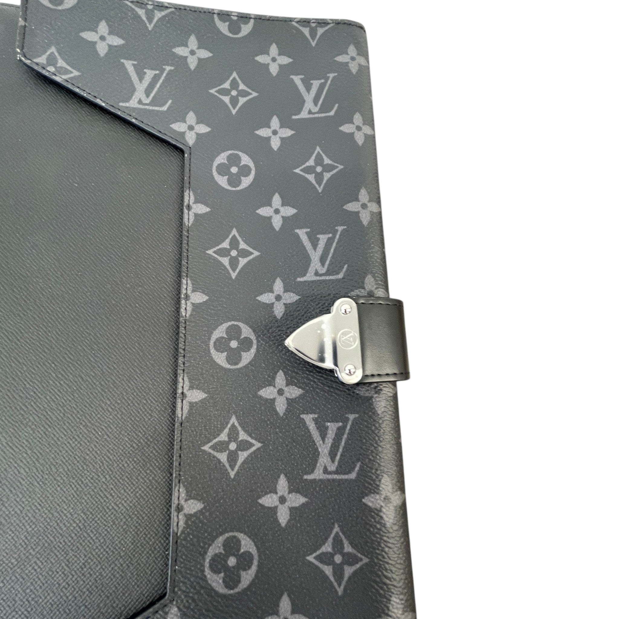 Men's Monogram Eclipse Porte Documents Frank Gm Laptop Casen Pouch Black