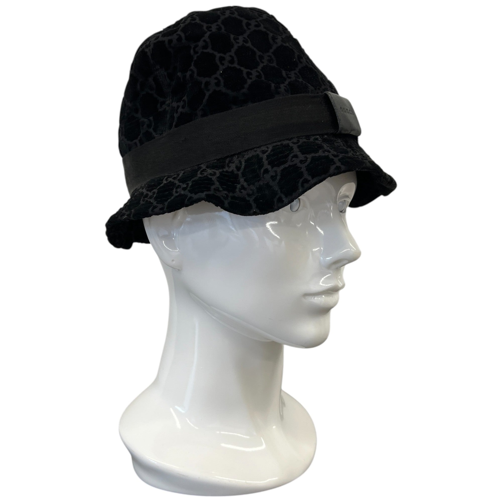 Men's Gg Supreme Bucket Hat Black Size S