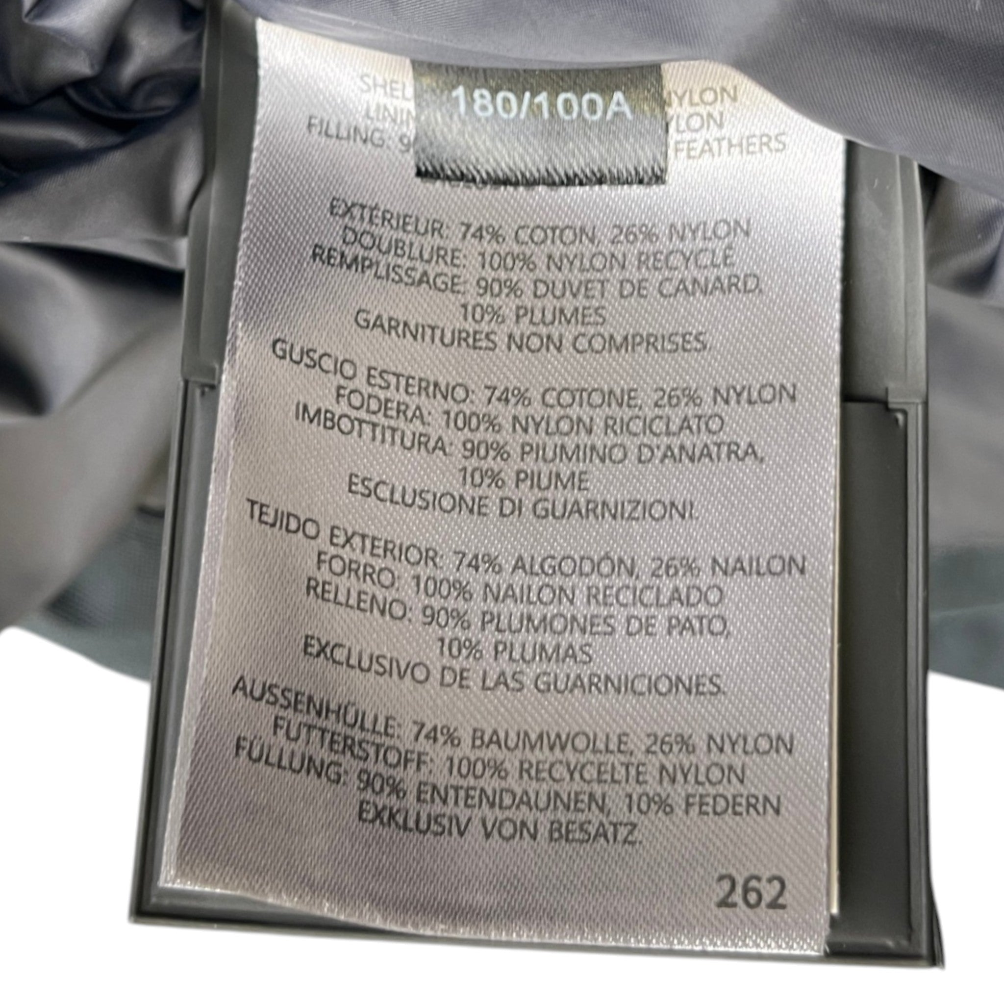 Men's 3Q Down Jacket Navy Size L