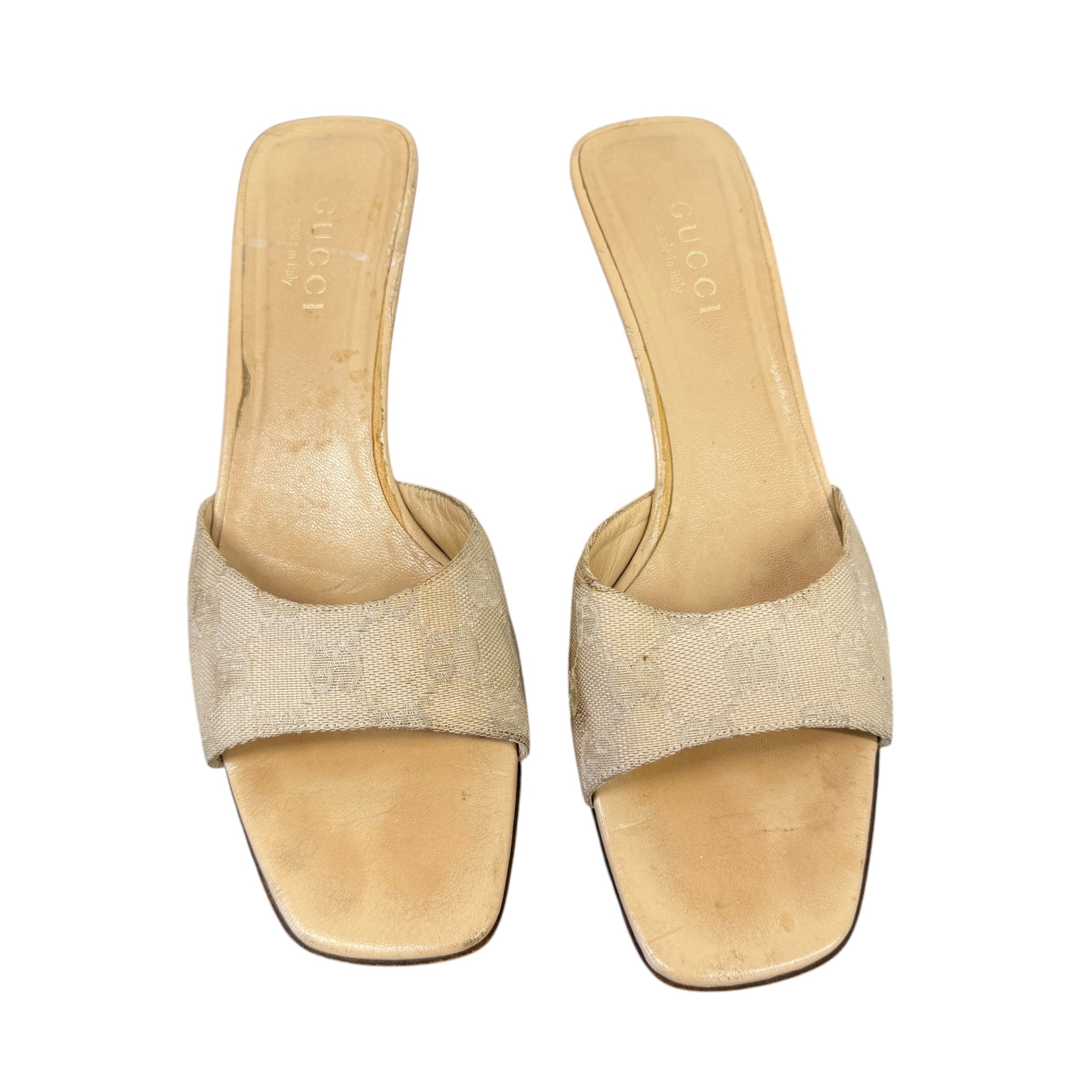 Women's Gg Supreme Heels Beige Size EU 43 / UK 10