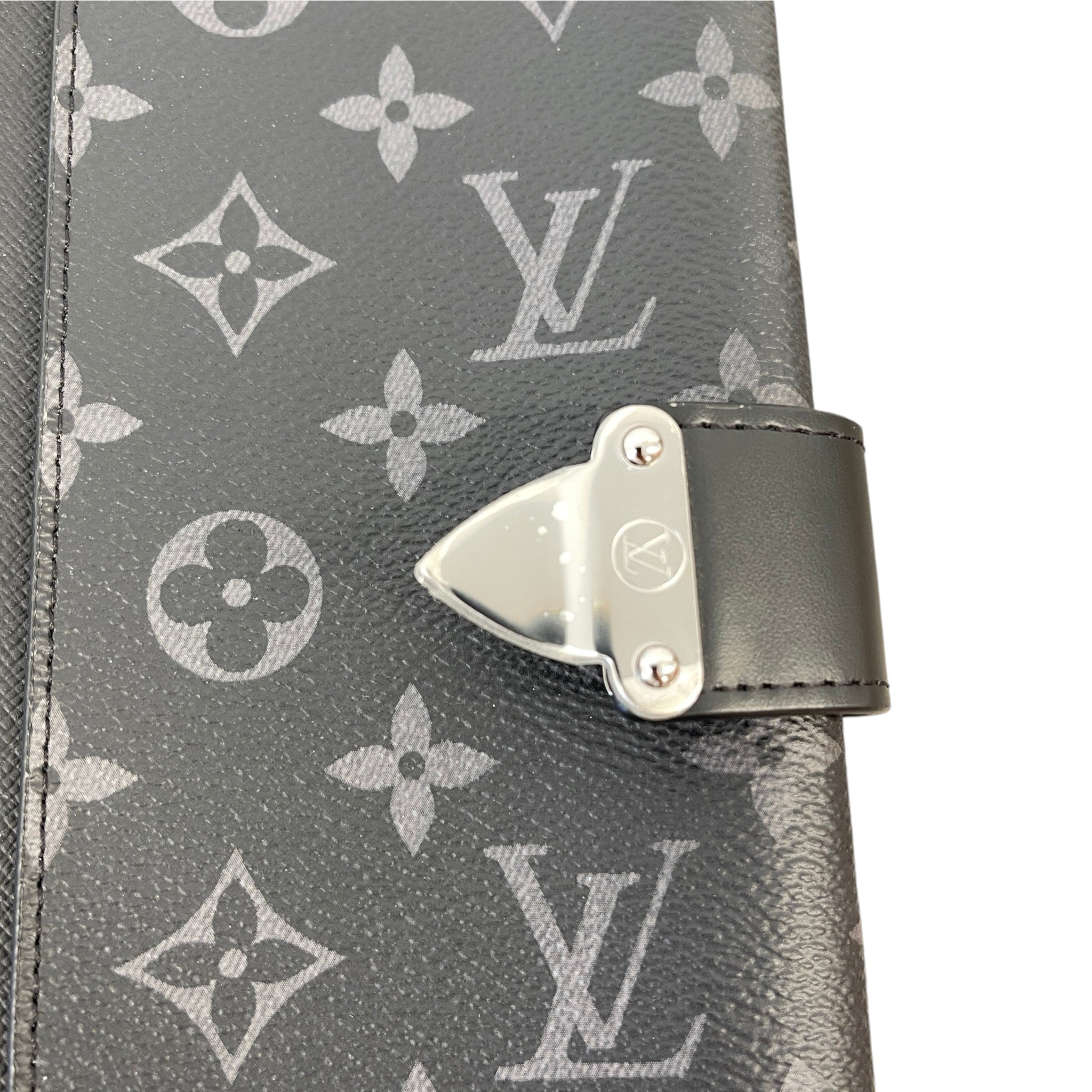 Men's Monogram Eclipse Porte Documents Frank Gm Laptop Casen Pouch Black