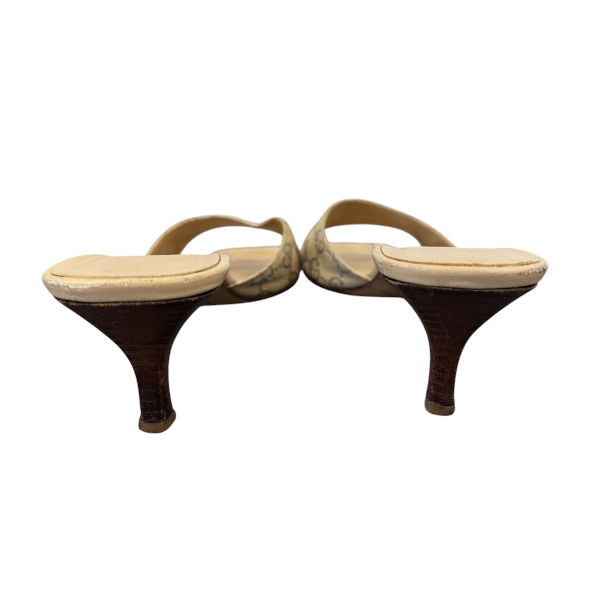 Women's Gg Supreme Heels Beige Size EU 43 / UK 10