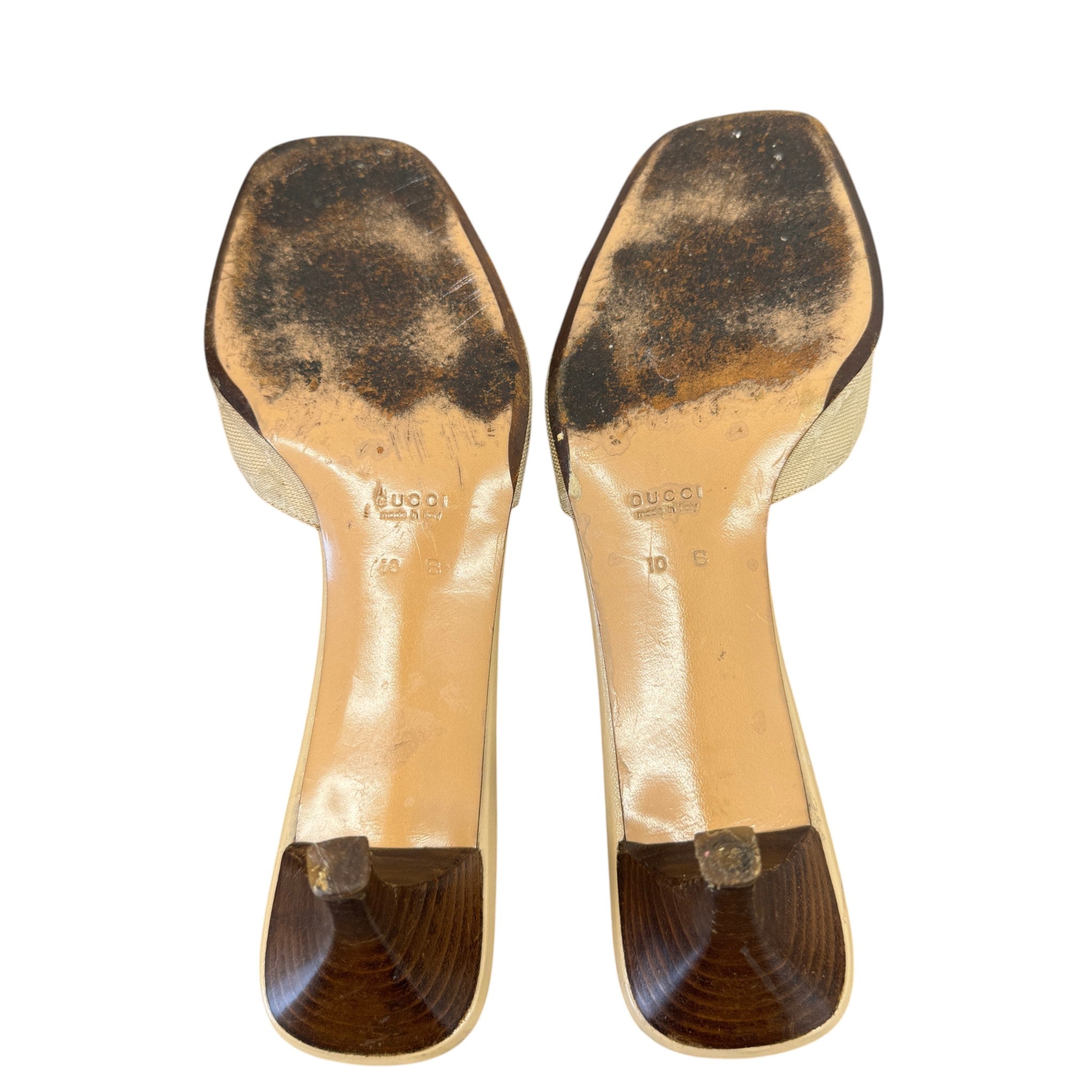 Women's Gg Supreme Heels Beige Size EU 43 / UK 10