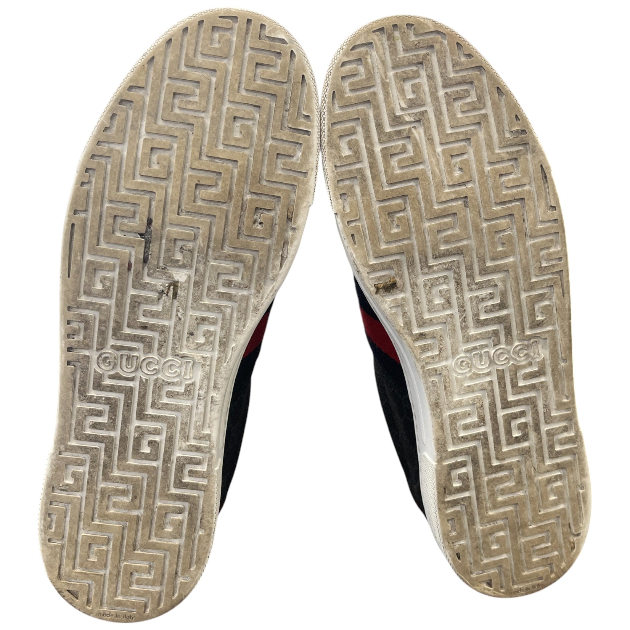 Men's Ace Stripe Low Trainers Black Size EU 43 / UK 9