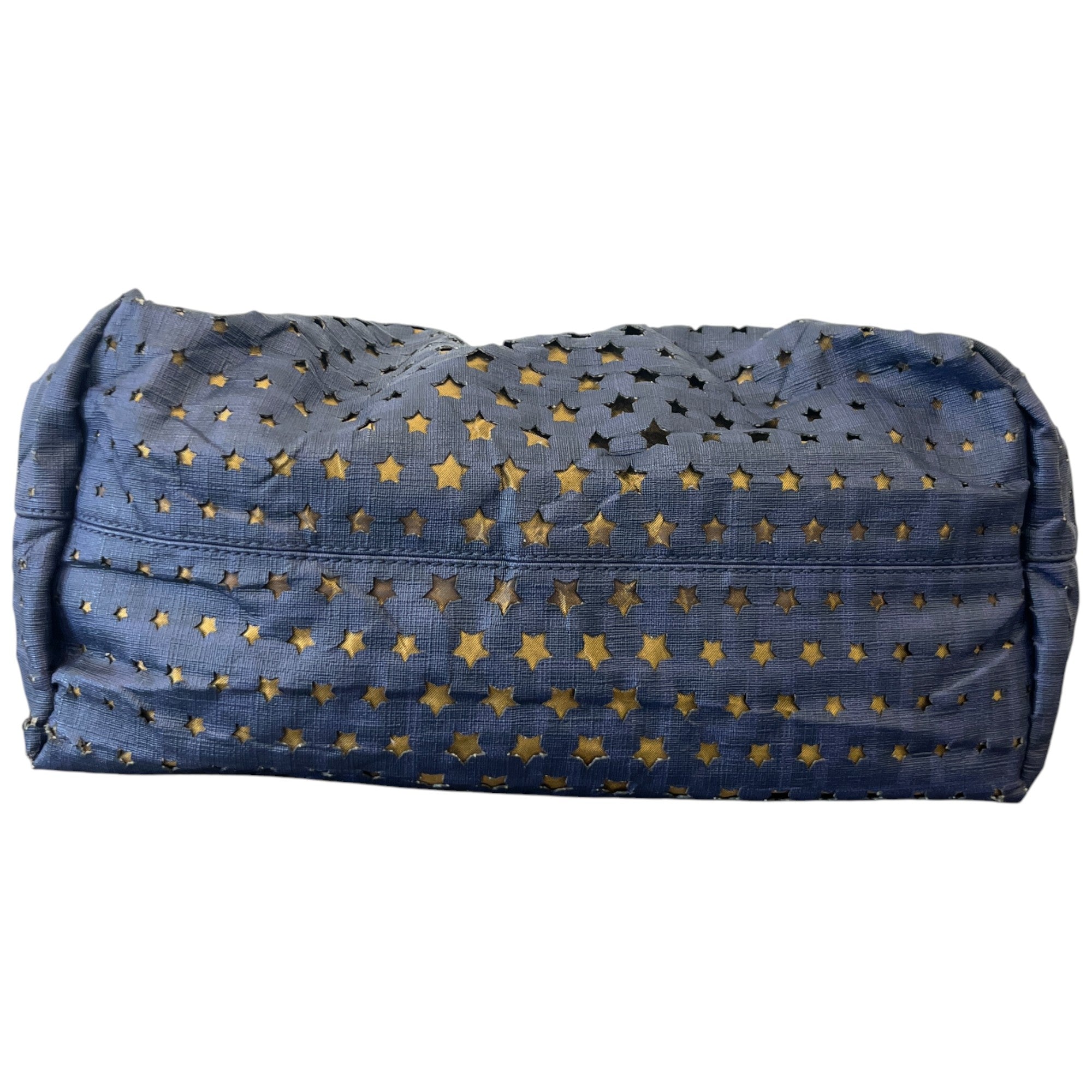 Women's Star Cut-Out Tote Bag Navy