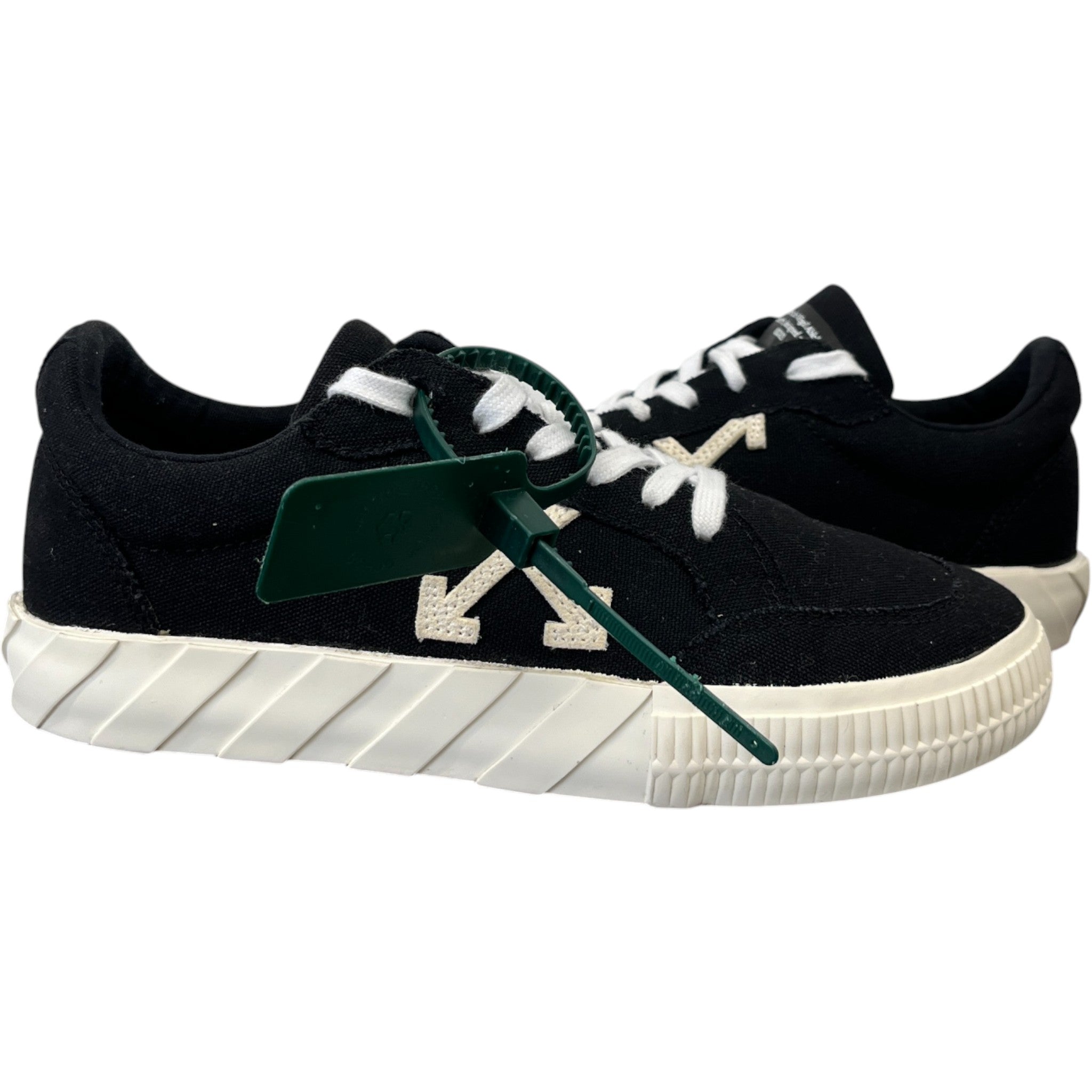 Women's Vulcanised Low Trainers Black Size EU 37 / UK 4