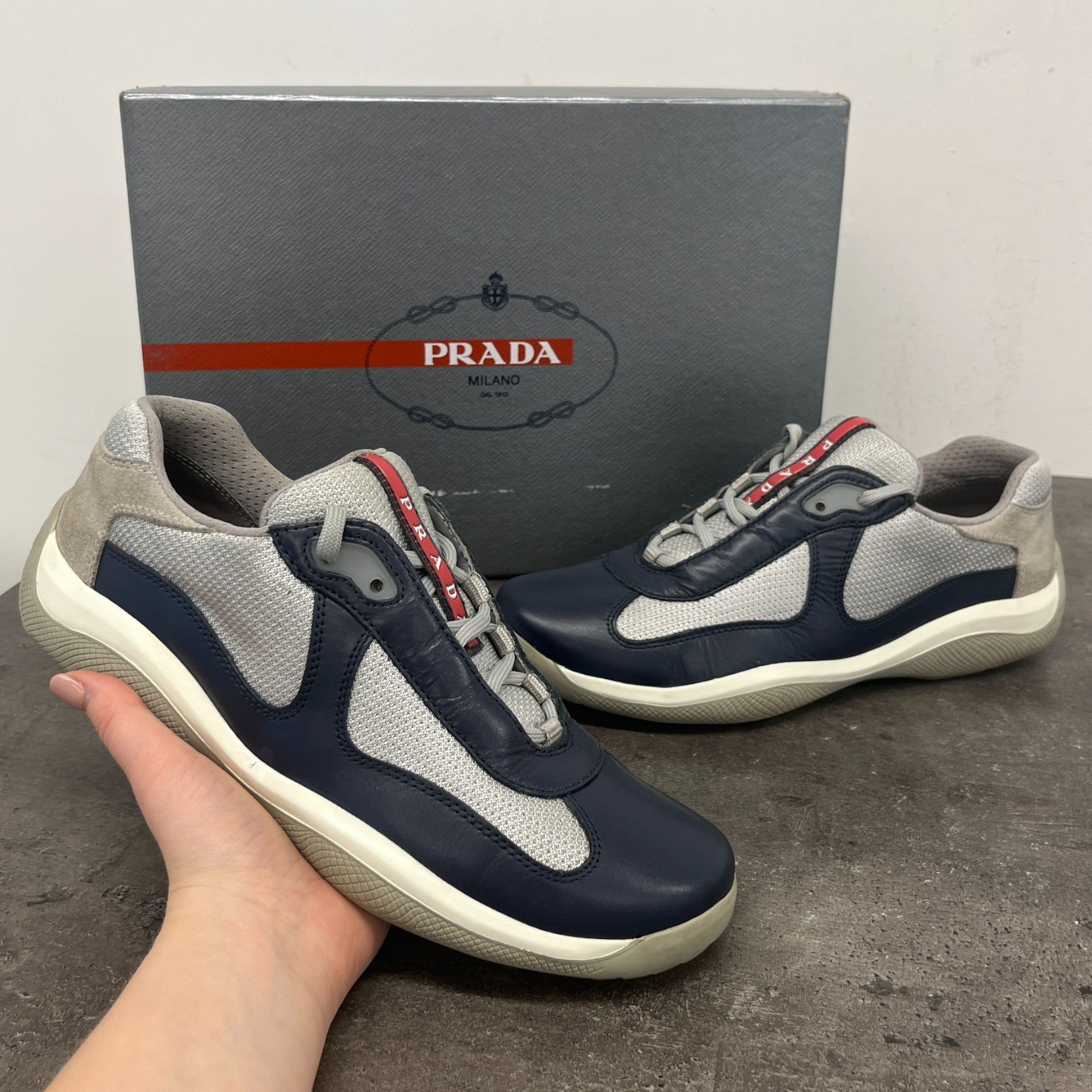 Men's America'S Cup Low Trainers Navy Size EU 39 / UK 5