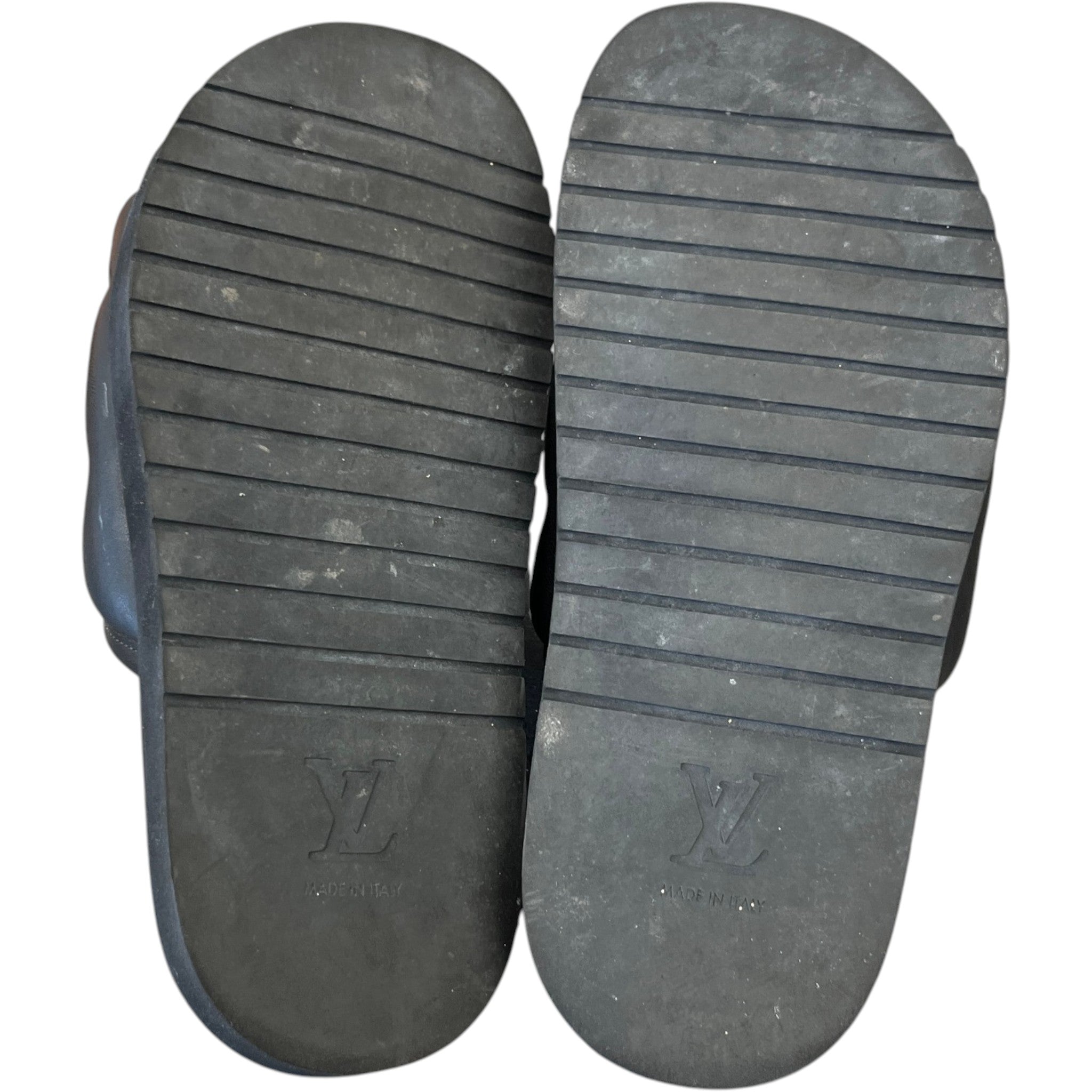 Men's Monogram Waterfront Slides Black Size EU 40 / UK 6