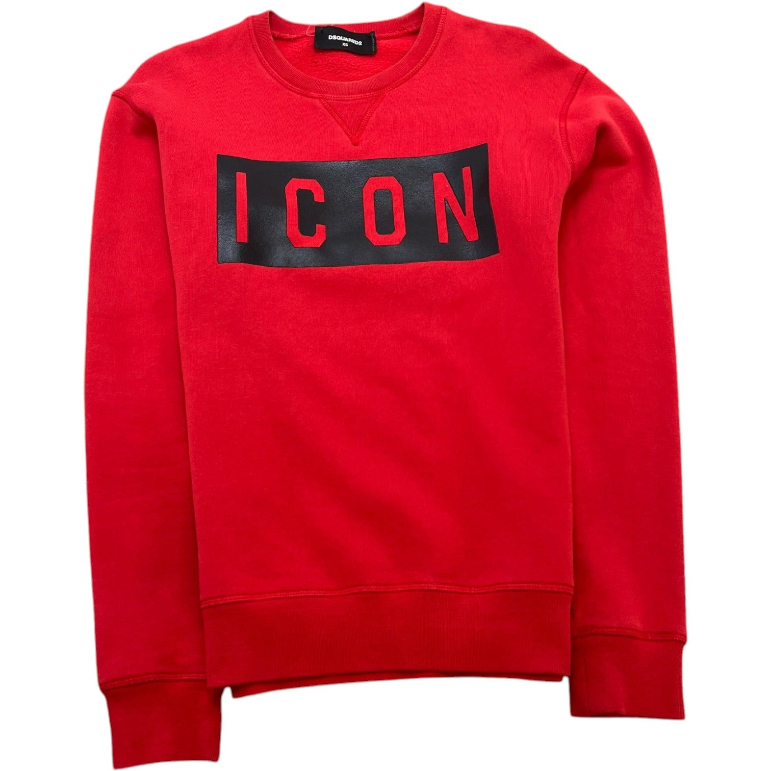 Men's Icon Logo Sweatshirt Red Size XS