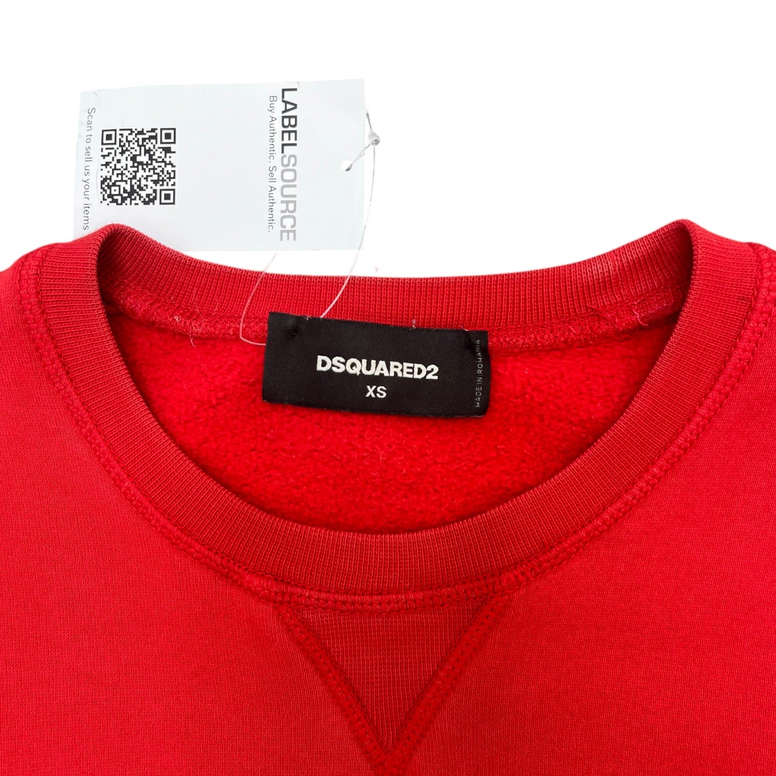 Men's Icon Logo Sweatshirt Red Size XS