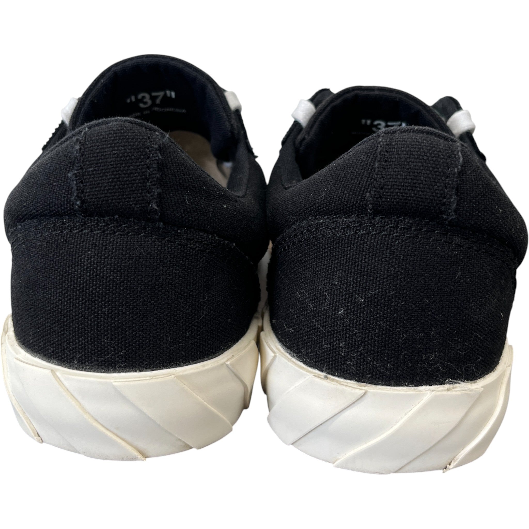 Women's Vulcanised Low Trainers Black Size EU 37 / UK 4