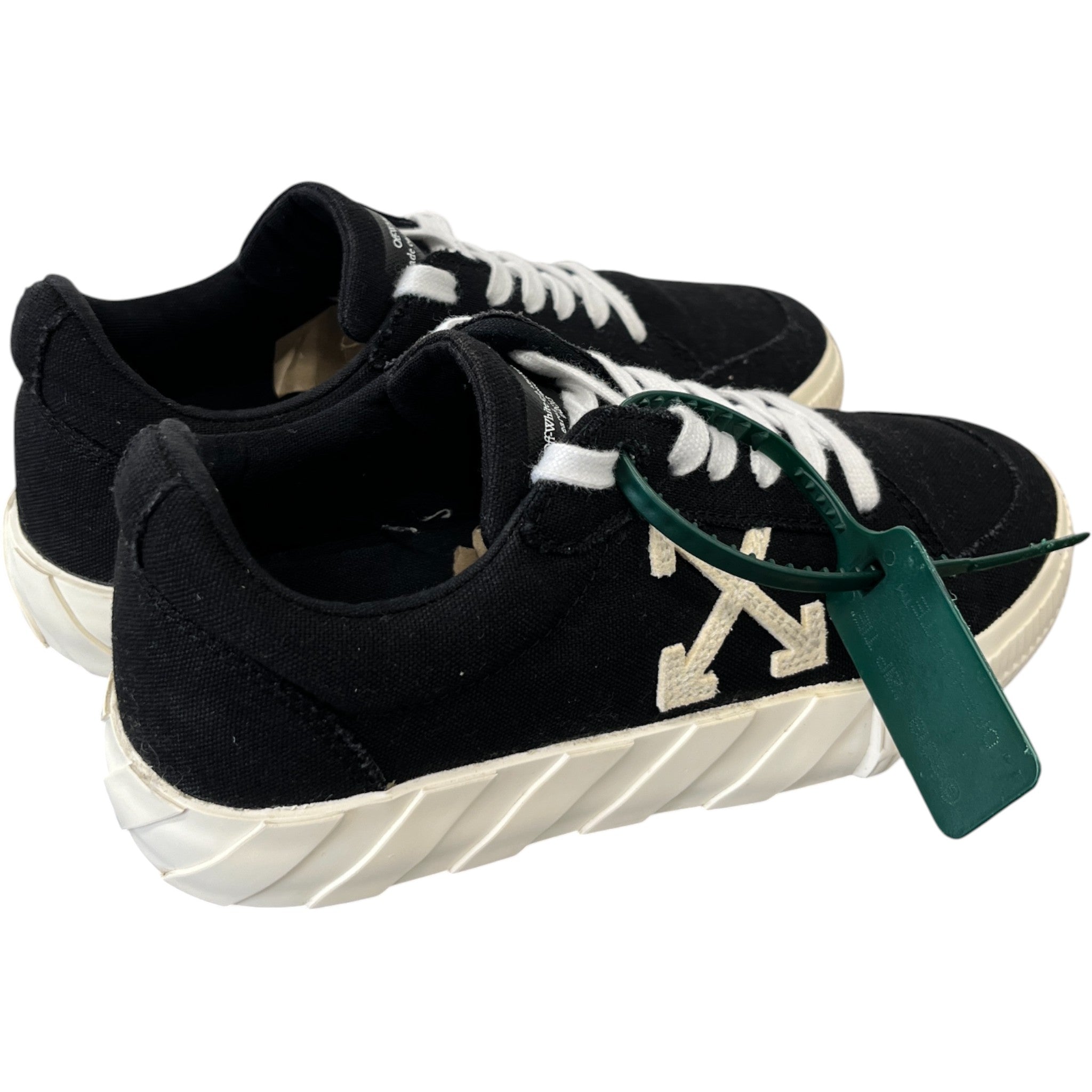 Women's Vulcanised Low Trainers Black Size EU 37 / UK 4