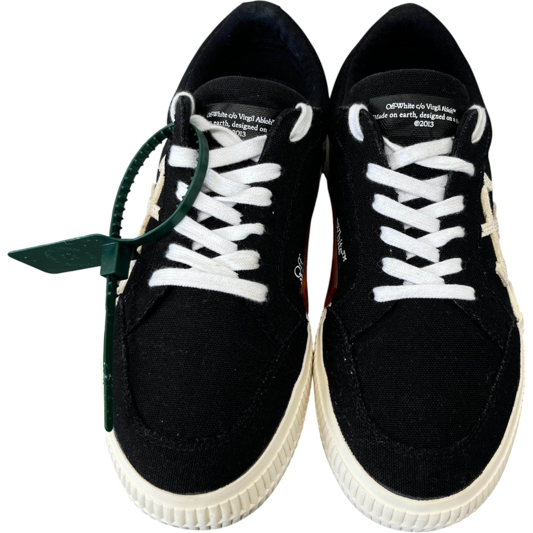 Women's Vulcanised Low Trainers Black Size EU 37 / UK 4