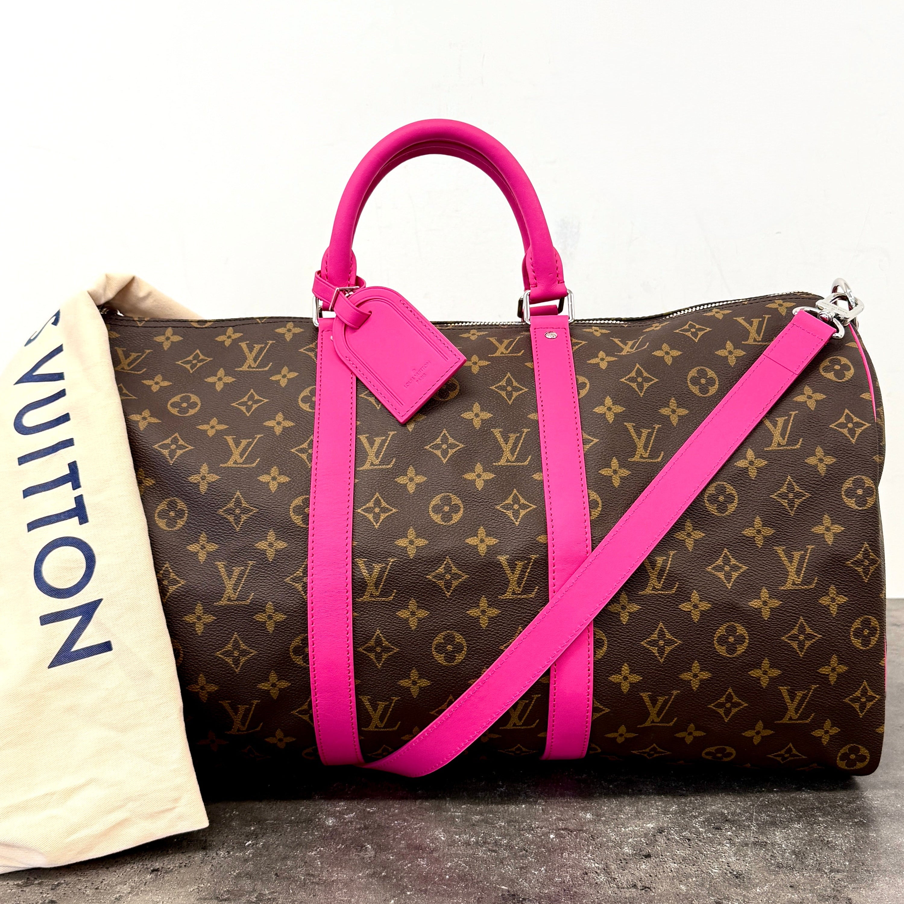 Monogram Keepall 45 Bandoulière Luxury G73 Bag Brown