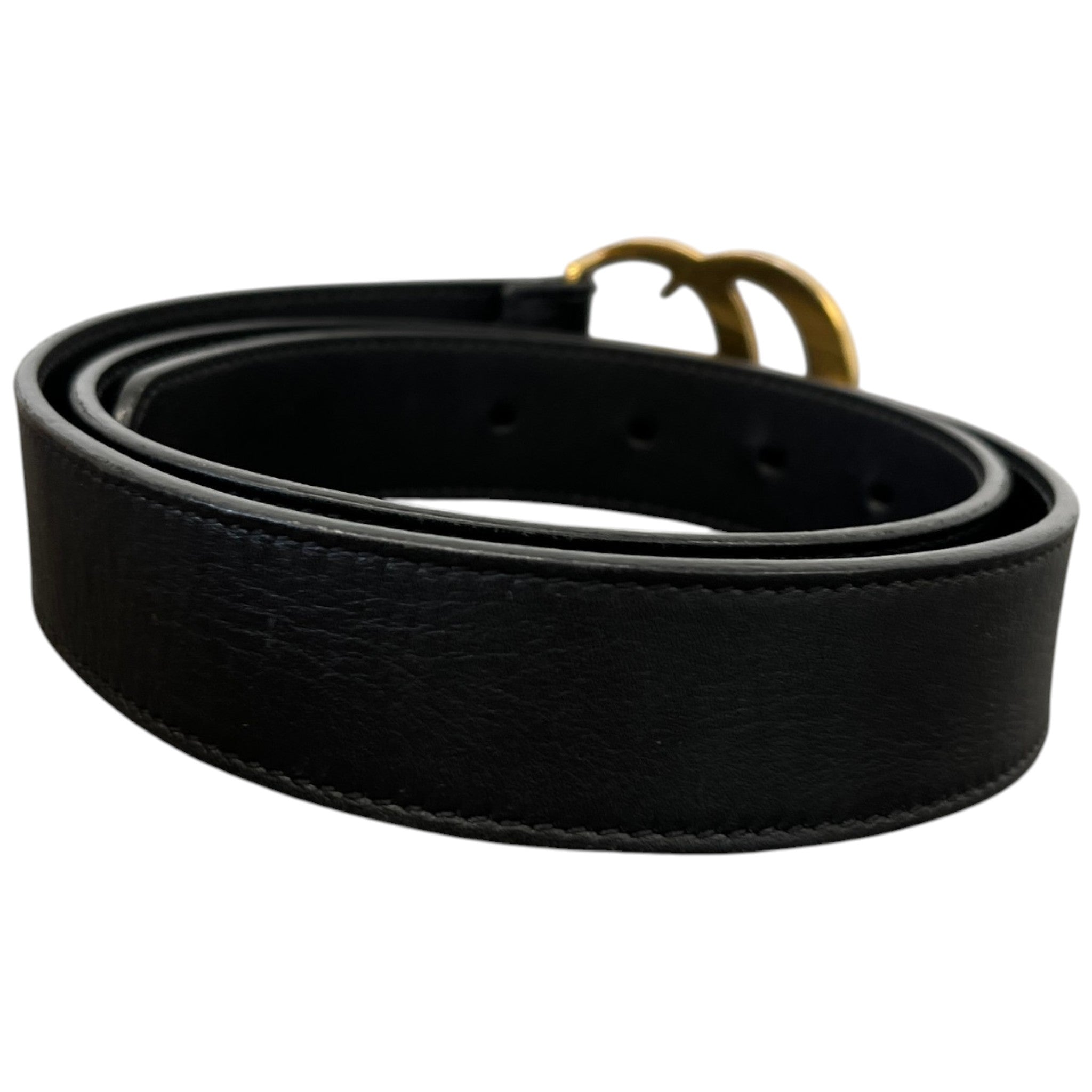Women's Gg Marmont Belt Black Size 85CM / UK 10