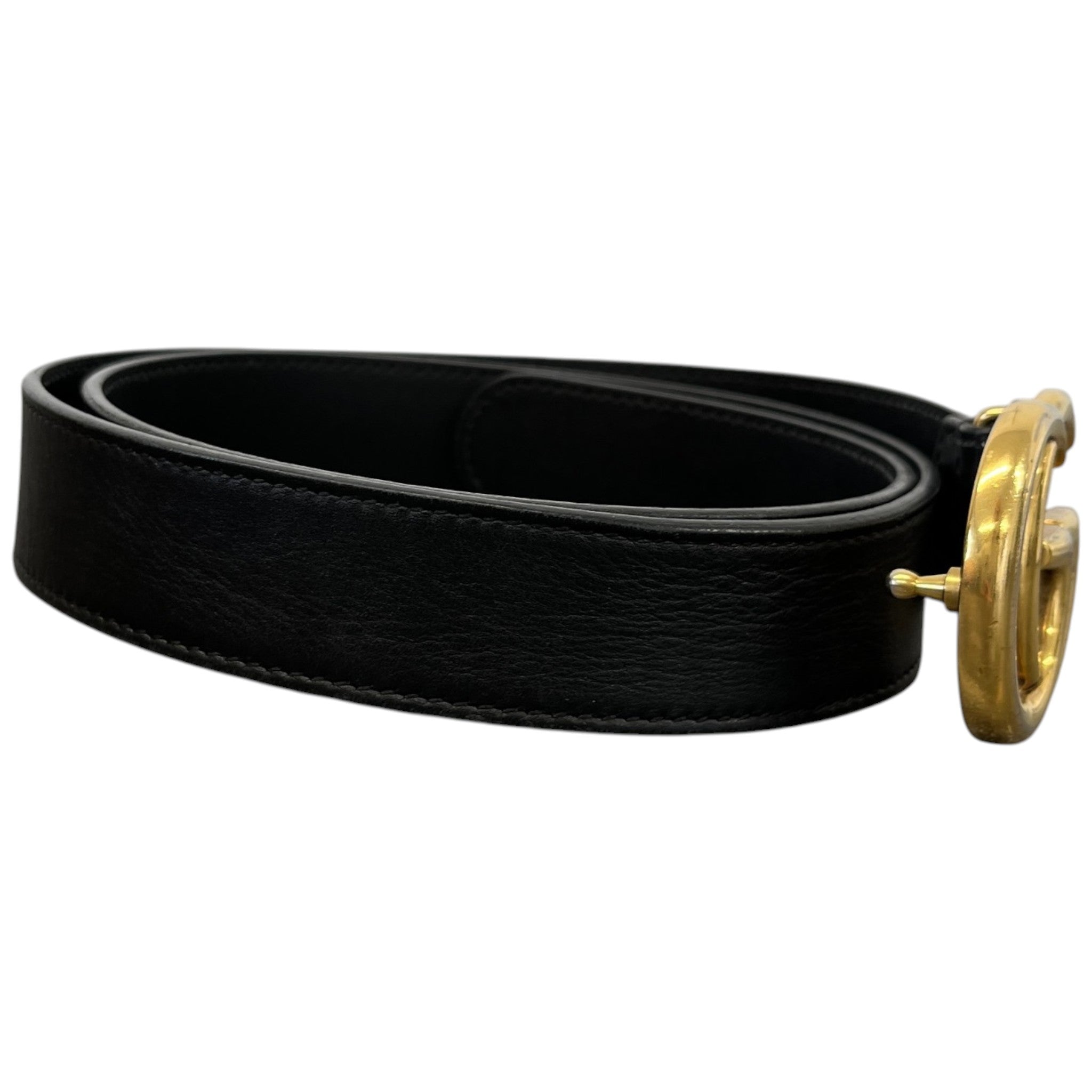 Women's Gg Marmont Belt Black Size 85CM / UK 10