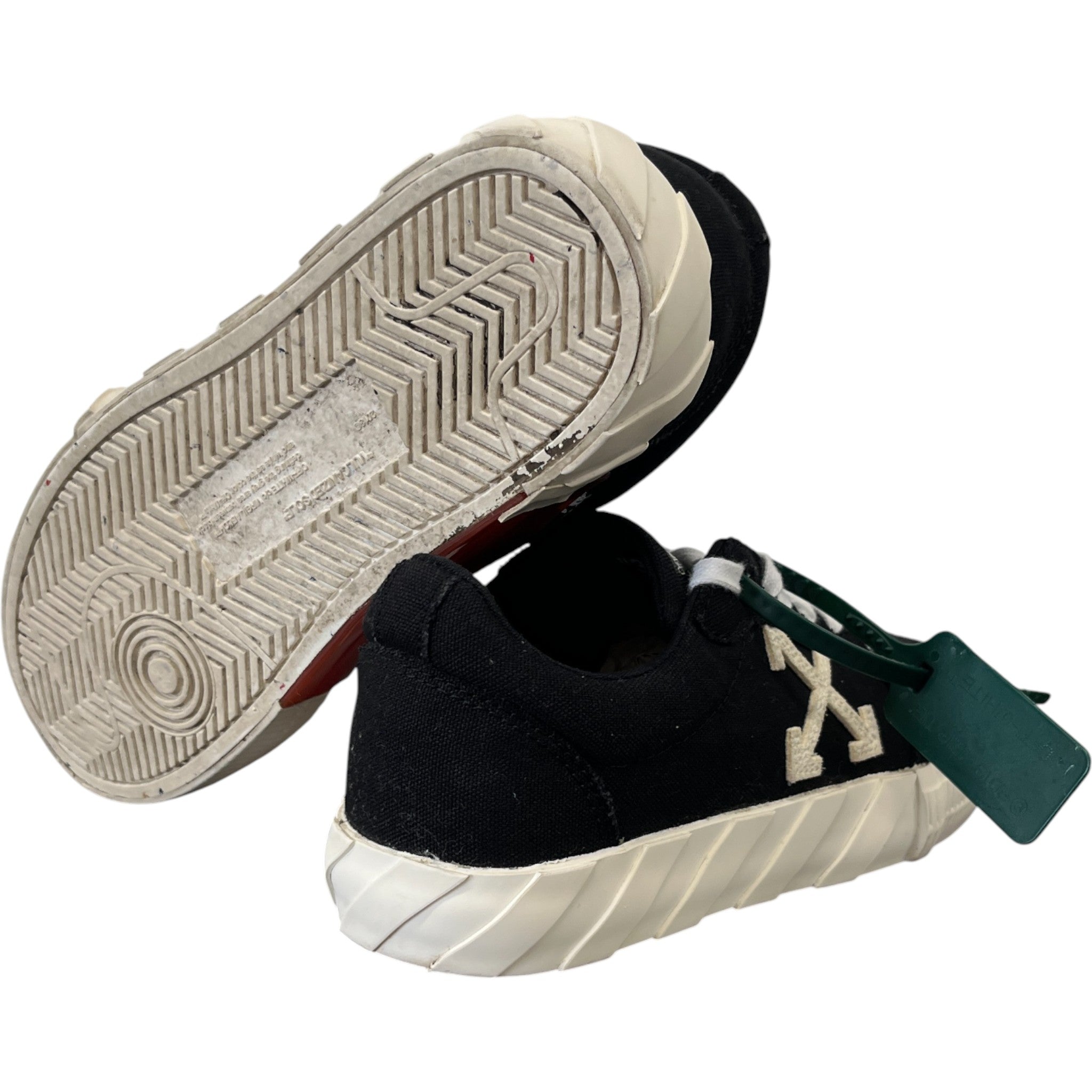 Women's Vulcanised Low Trainers Black Size EU 37 / UK 4