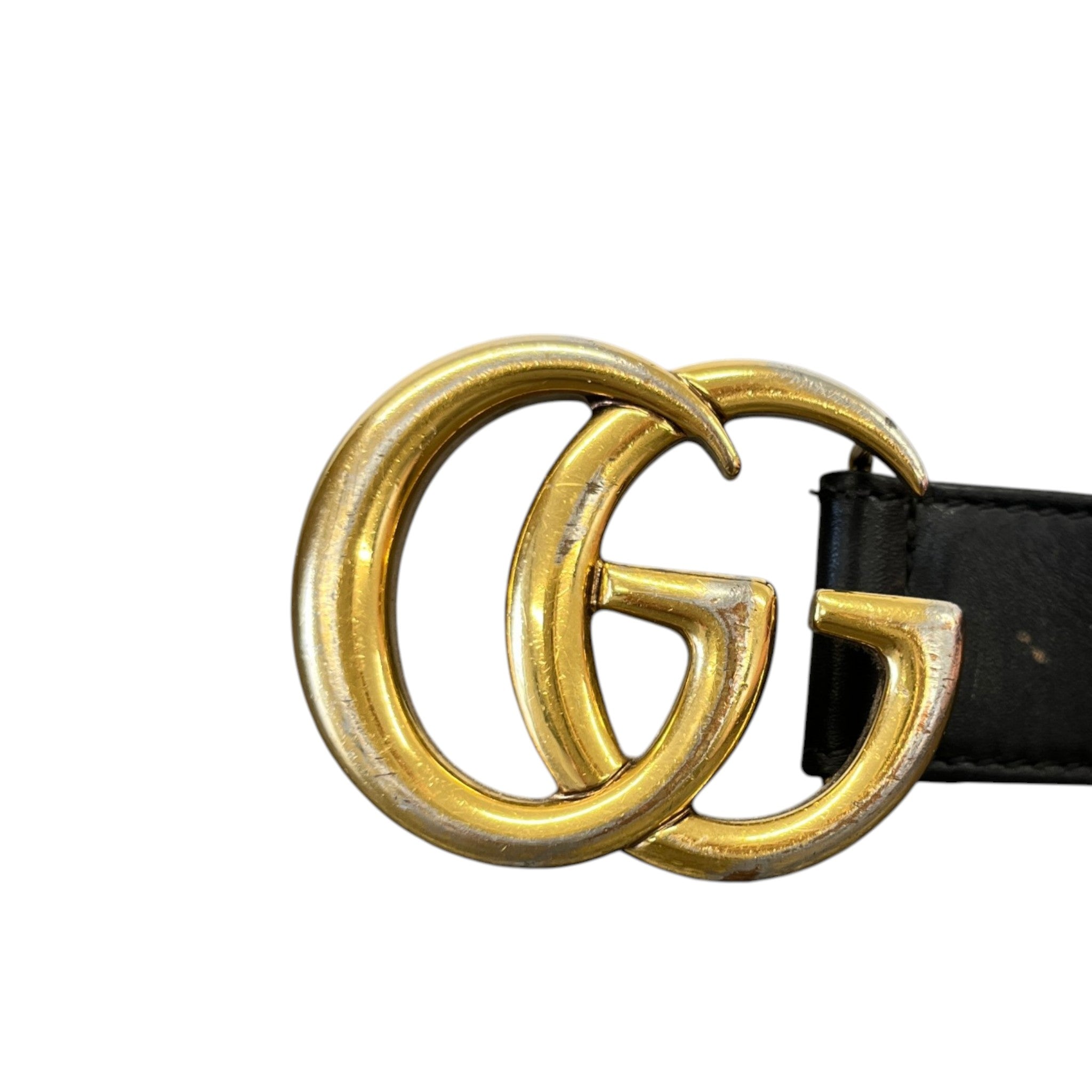 Women's Gg Marmont Belt Black Size 85CM / UK 10