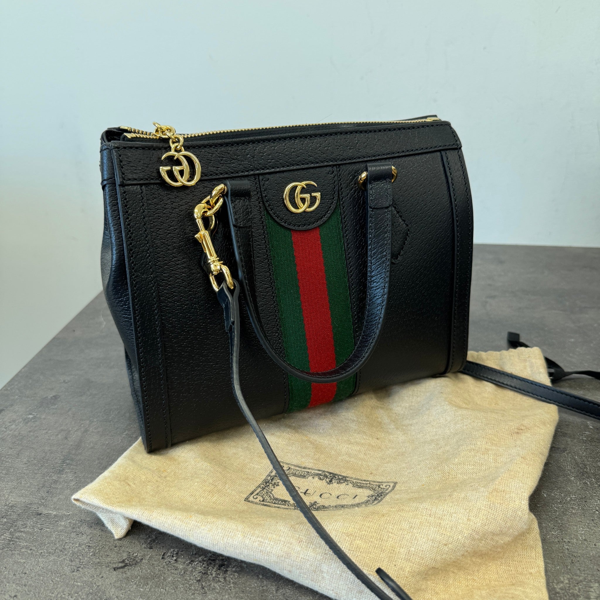 Women's Ophidia Small Tote Bag Black