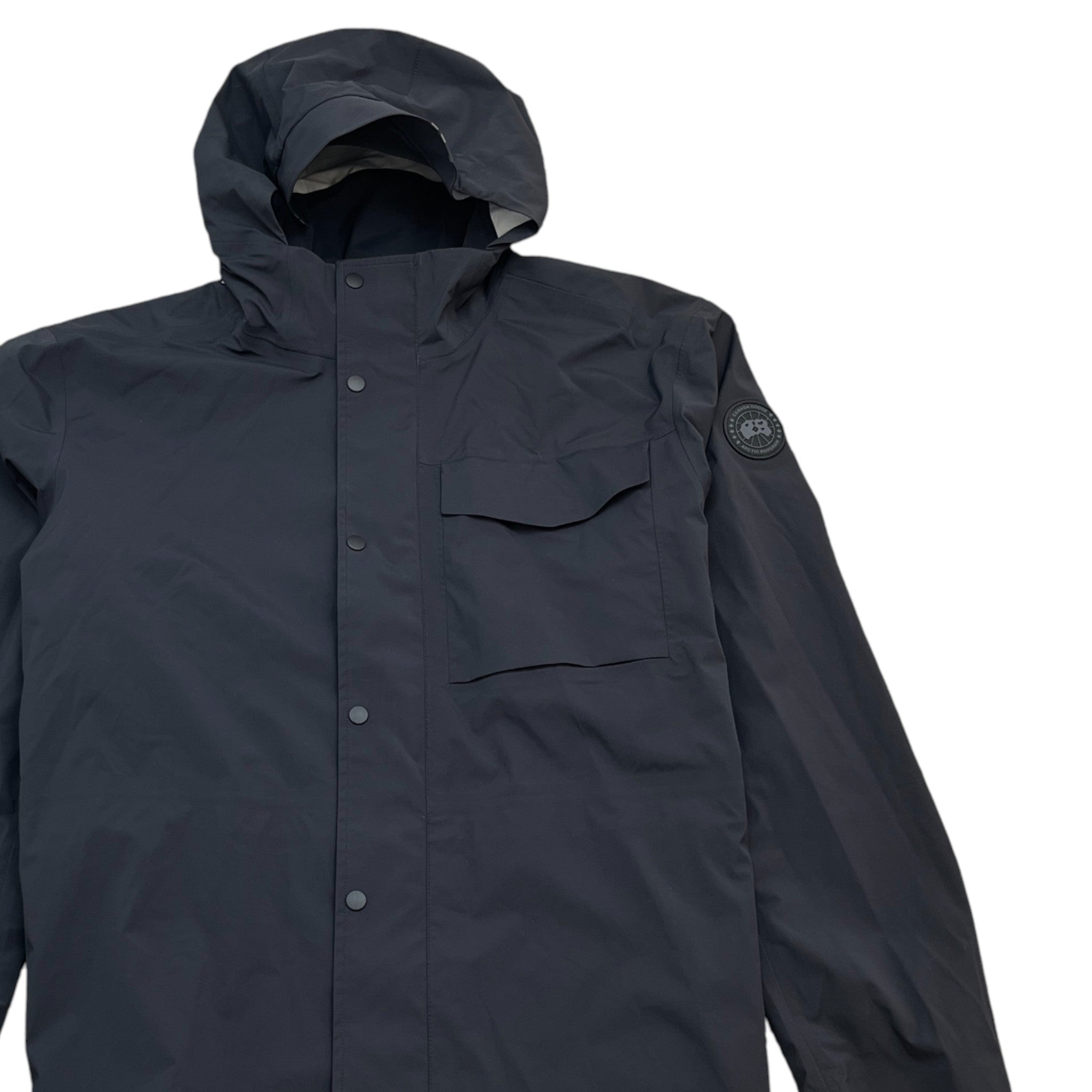 Men's Nanaimmo Long Rain Jacket Black Size XXL