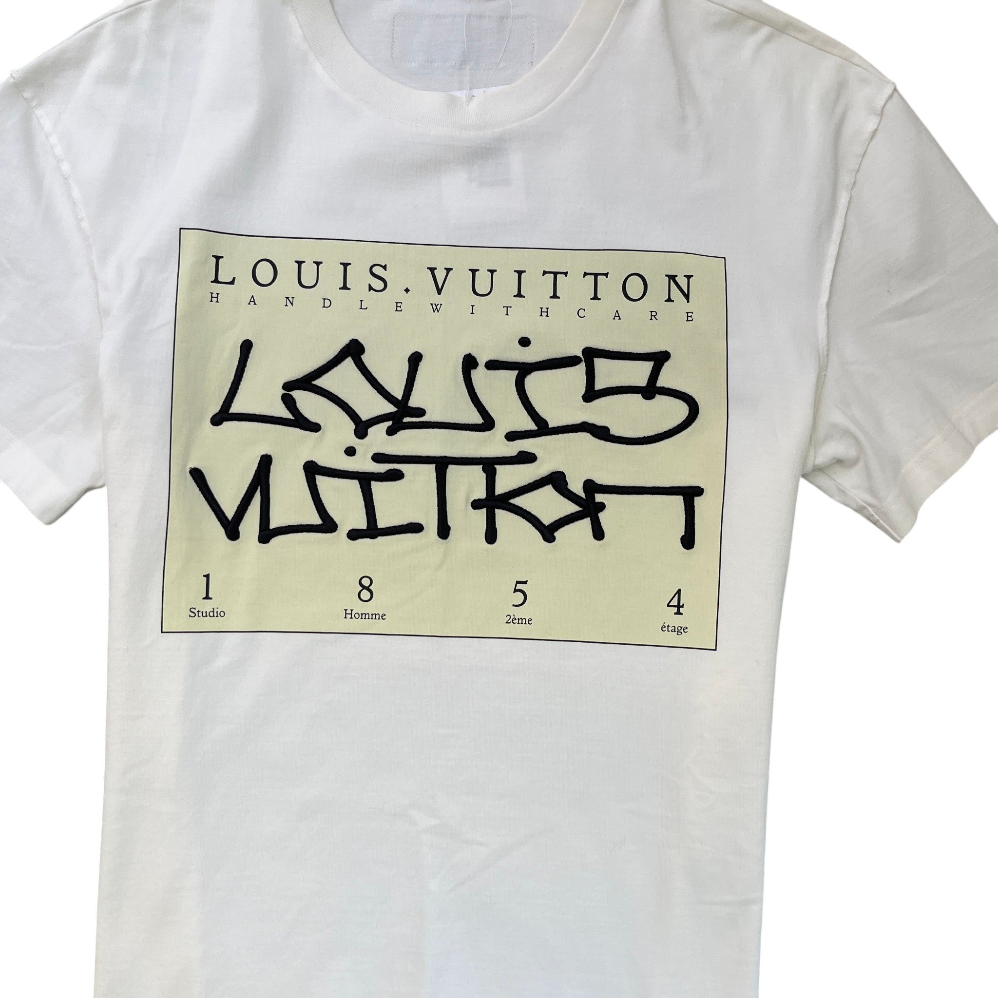 Men's Box Logo 1854 T-Shirt White Size M