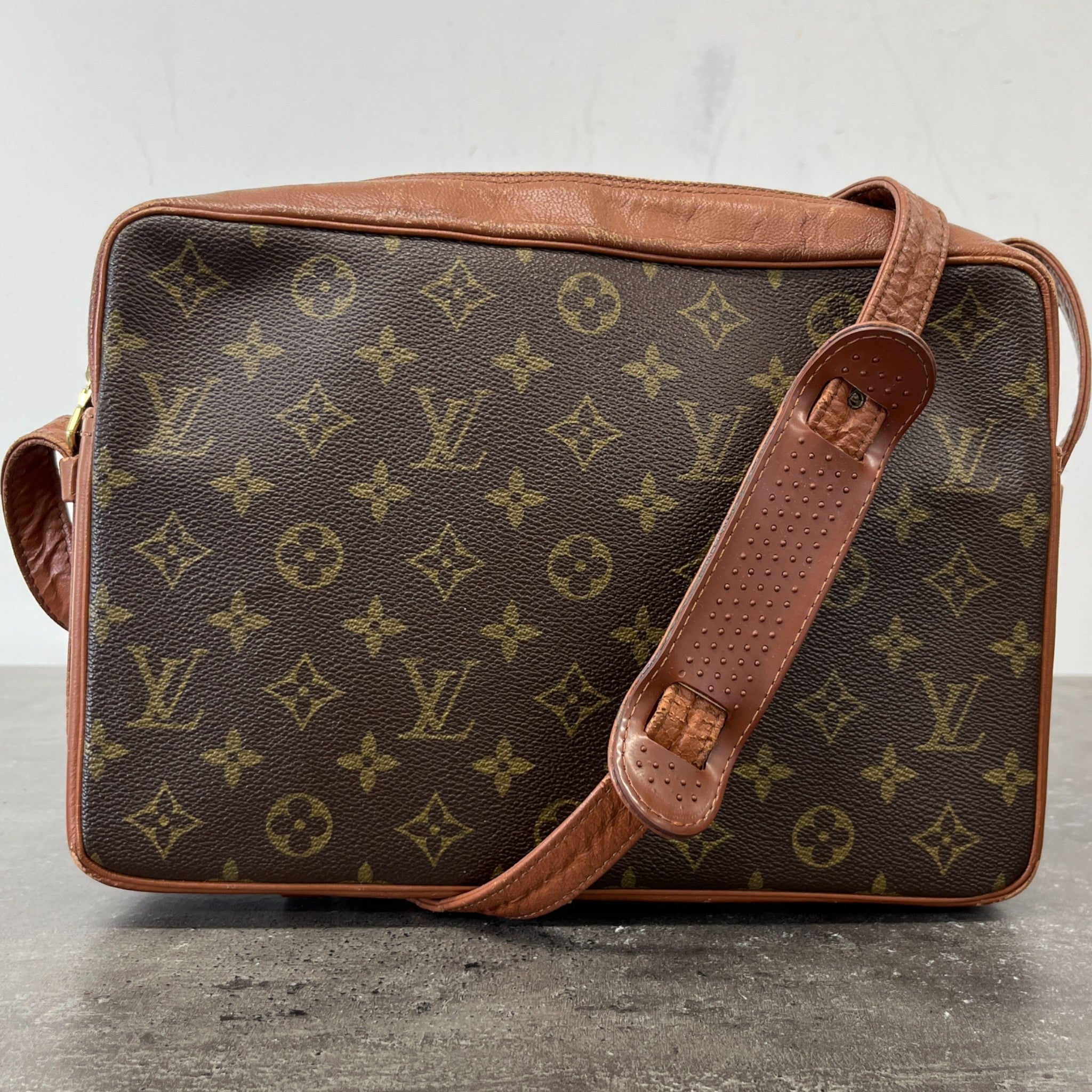 Men's Monogram Sac Bandouliere Bag Brown