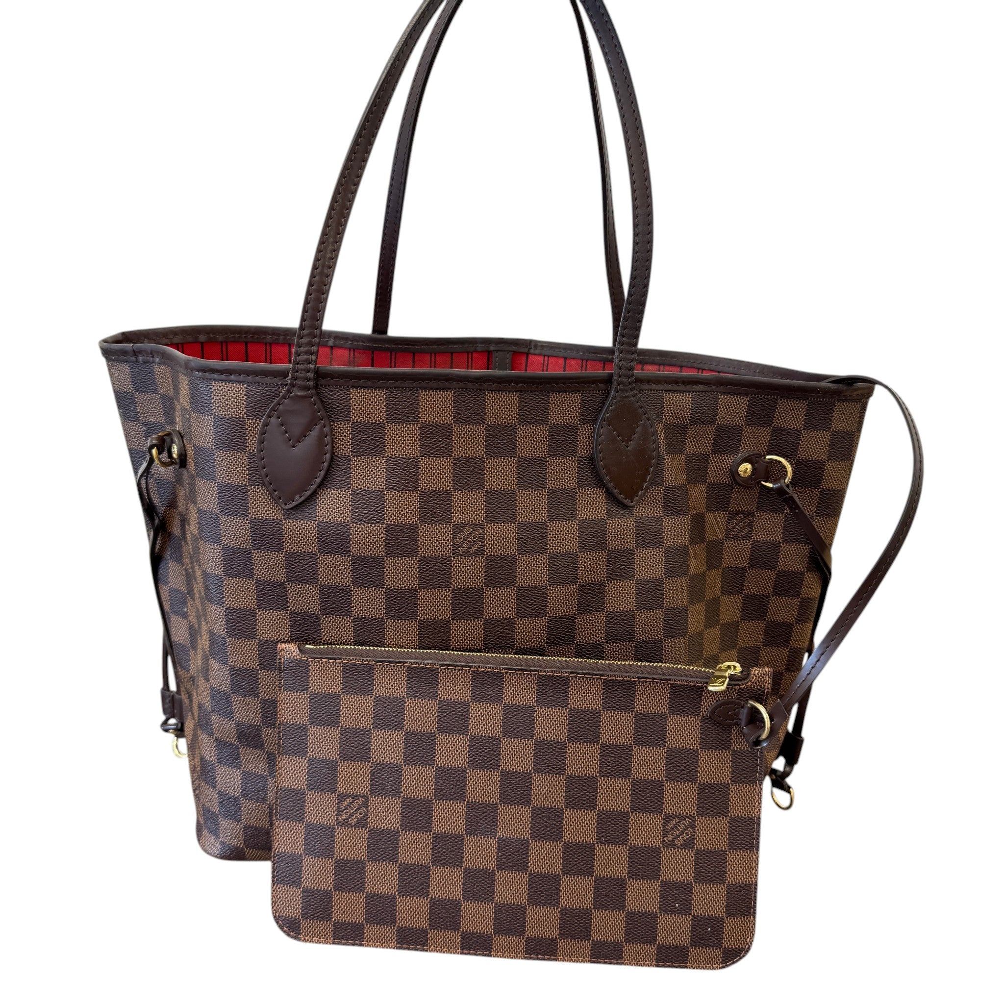 Women's Damier Ebene Neverfull Mm Bag Brown