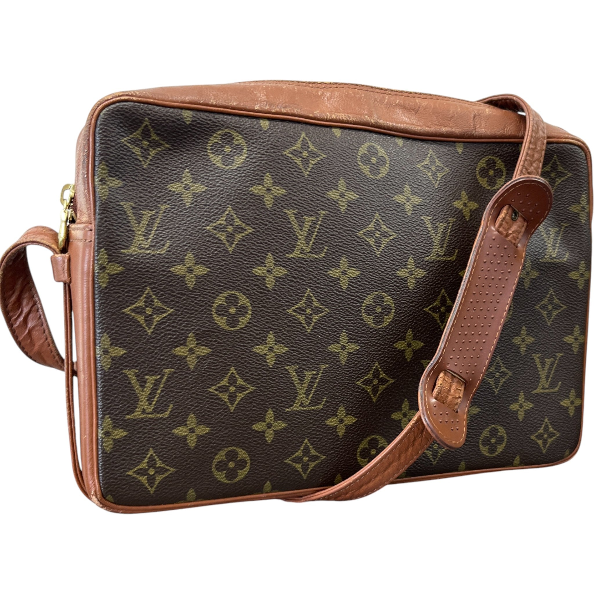 Men's Monogram Sac Bandouliere Bag Brown