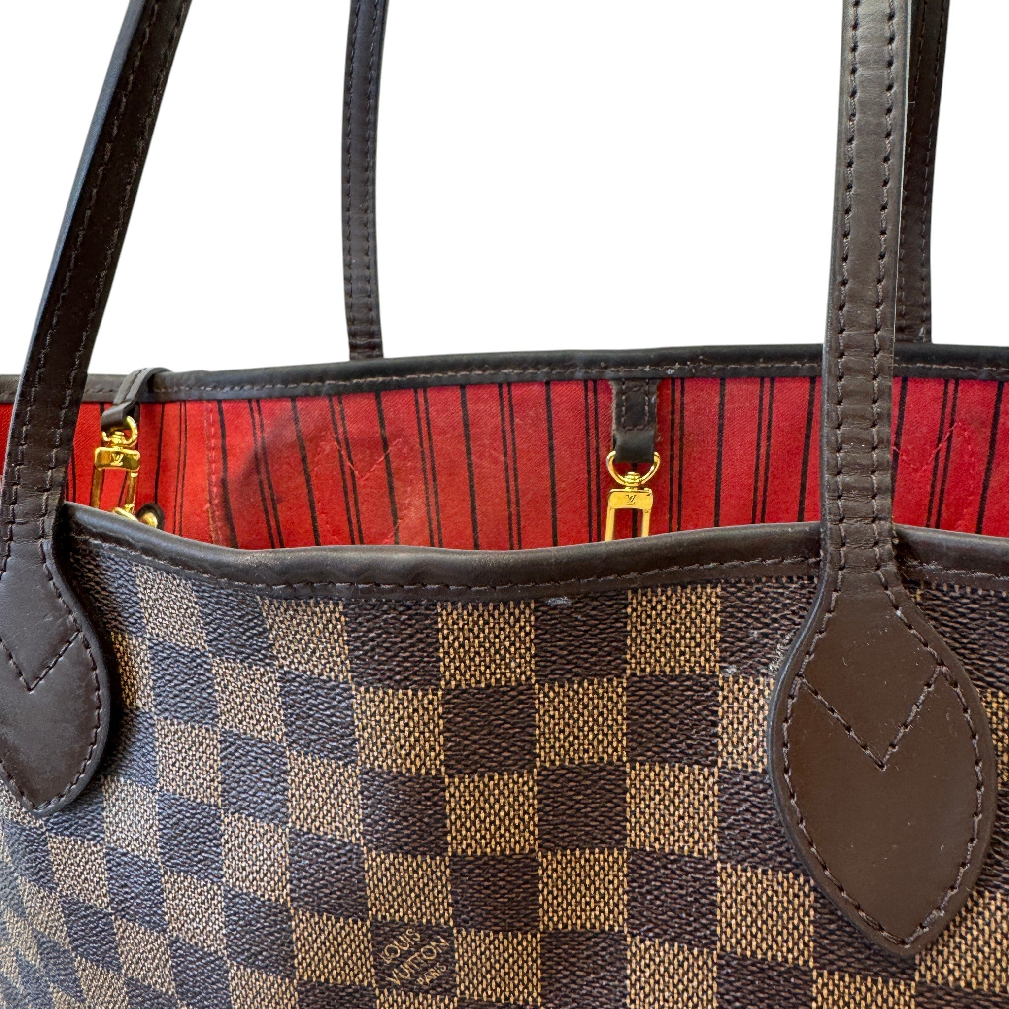 Women's Damier Ebene Neverfull Mm Bag Brown