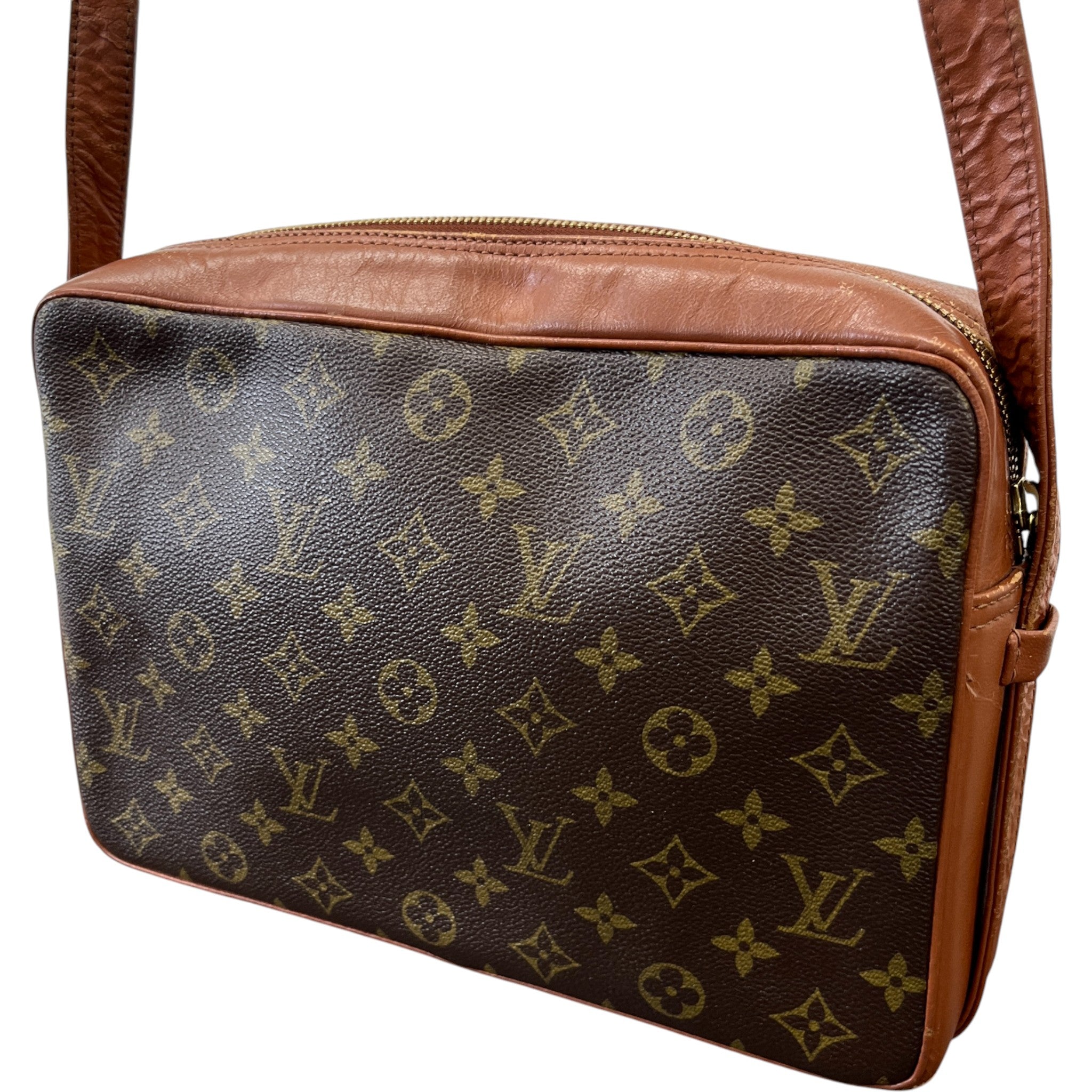 Men's Monogram Sac Bandouliere Bag Brown