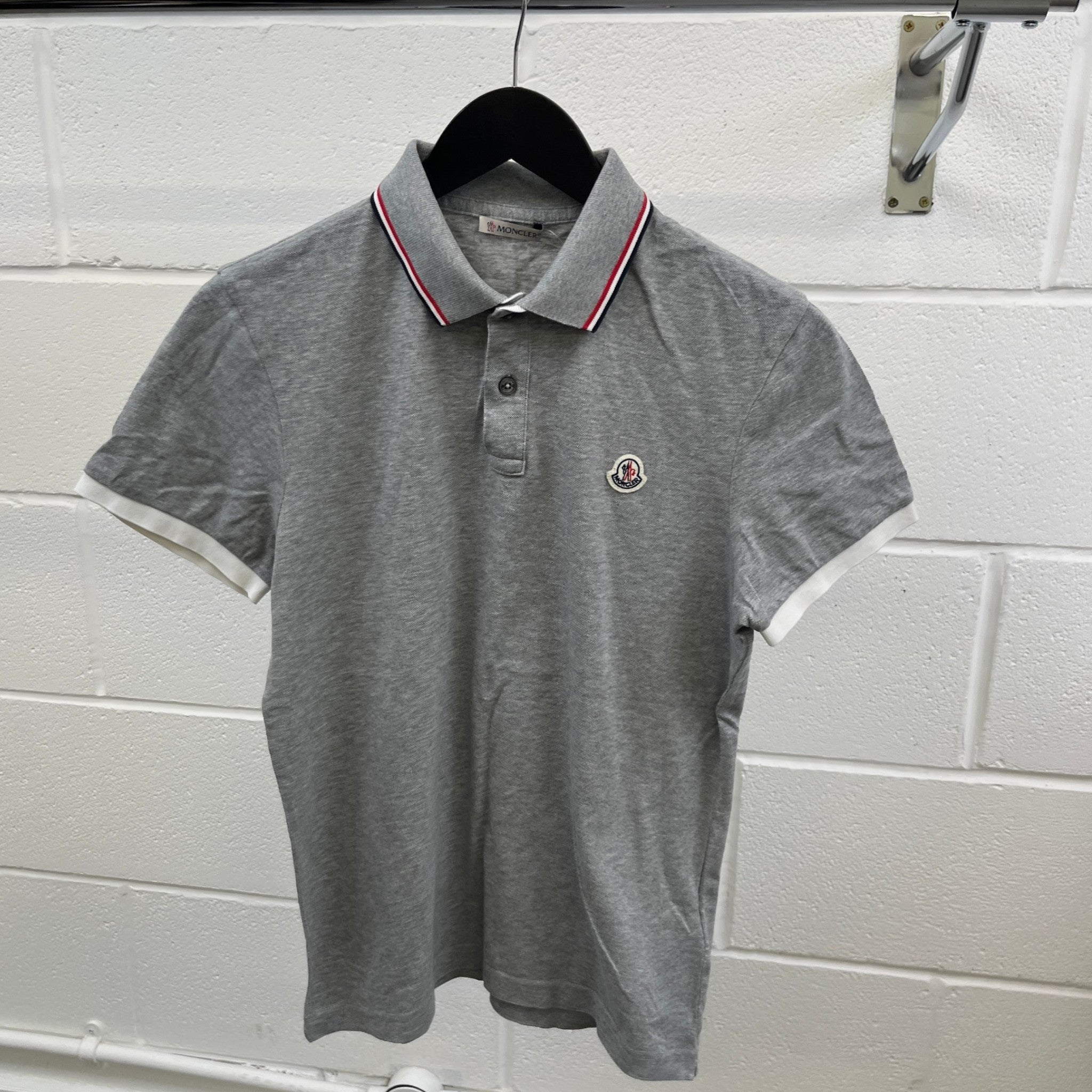 Men's Maglia Polo Shirt Grey Size S