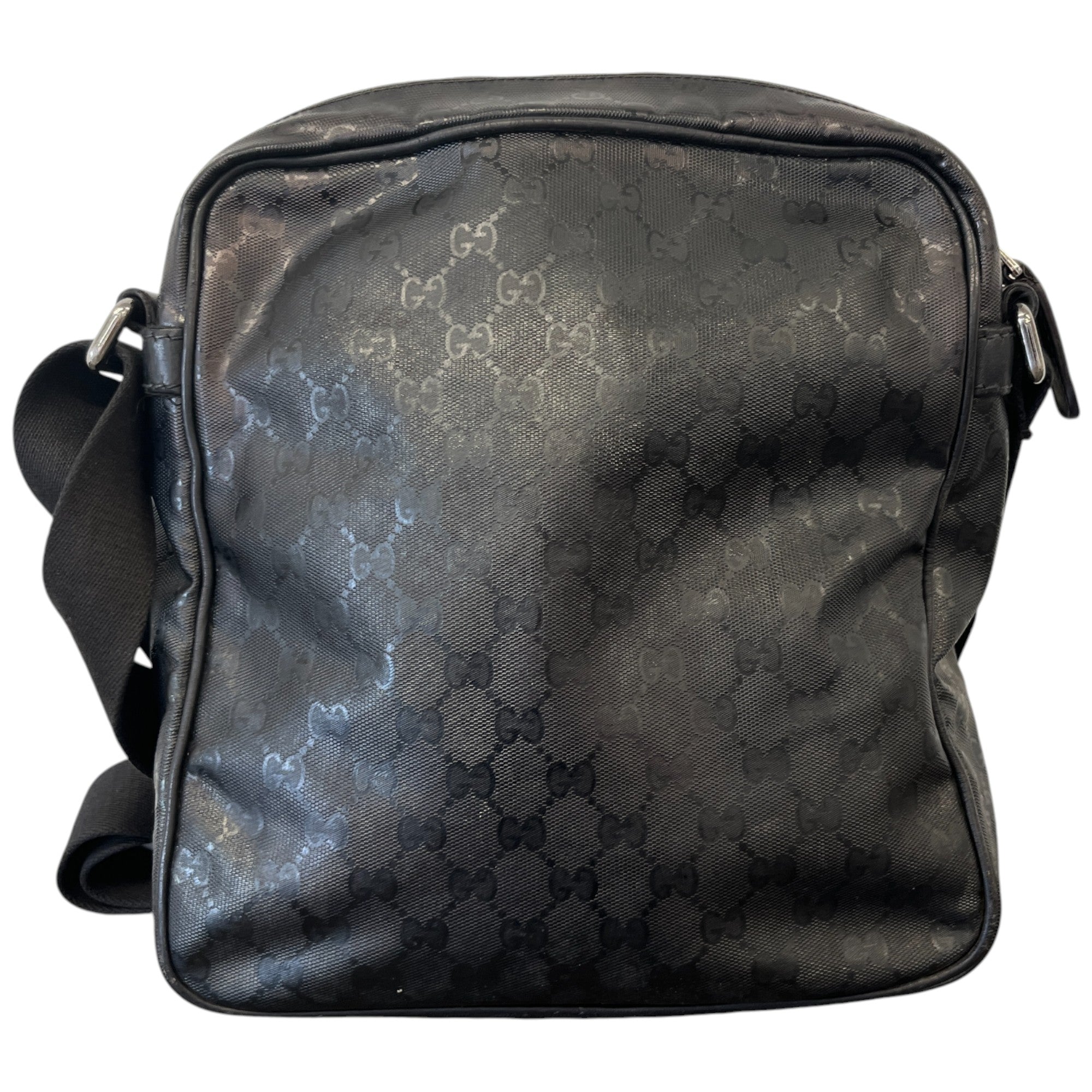 Men's Gg Imprime Messenger Bag Black